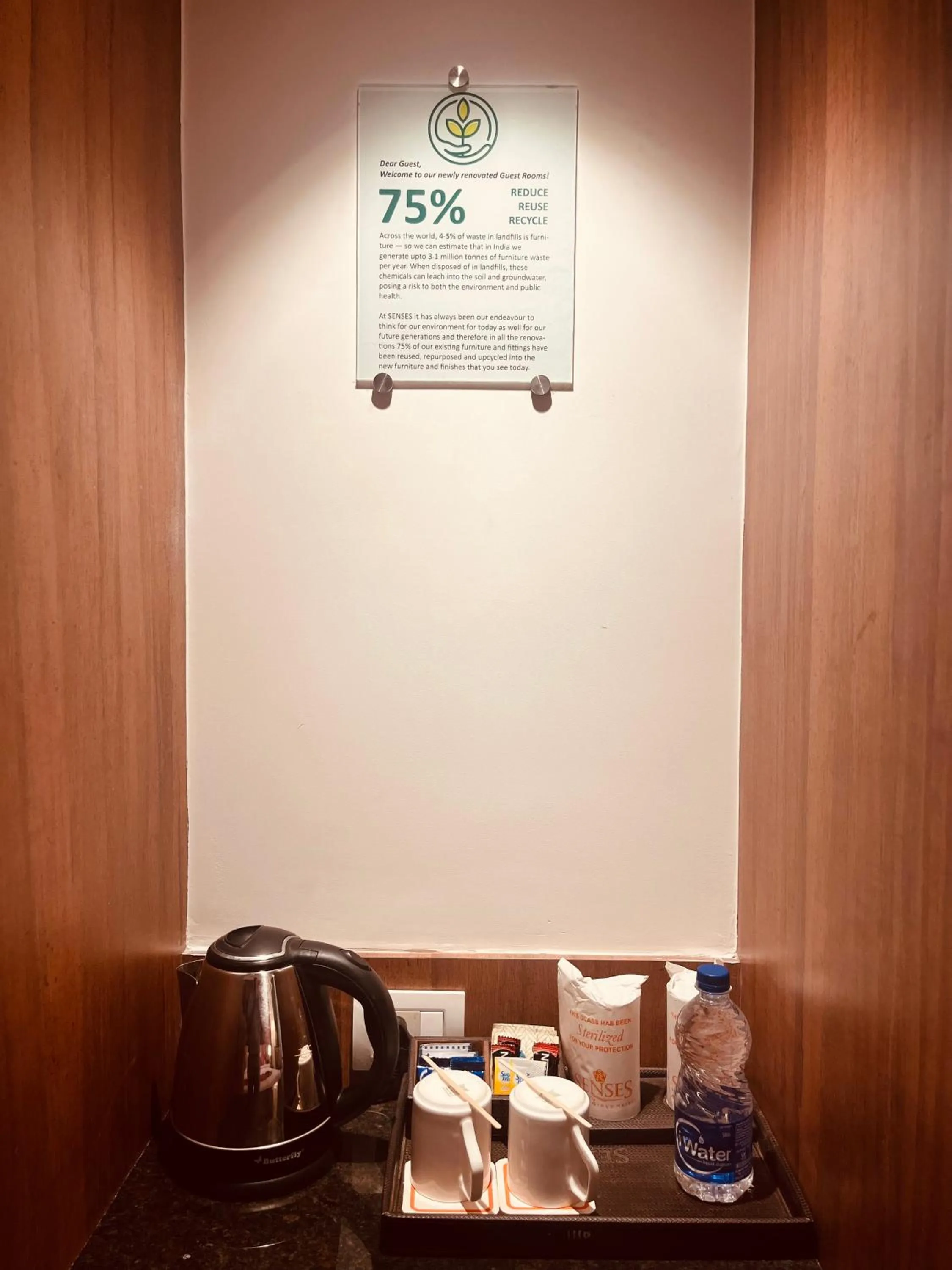 Coffee/tea facilities in Hotel Senses