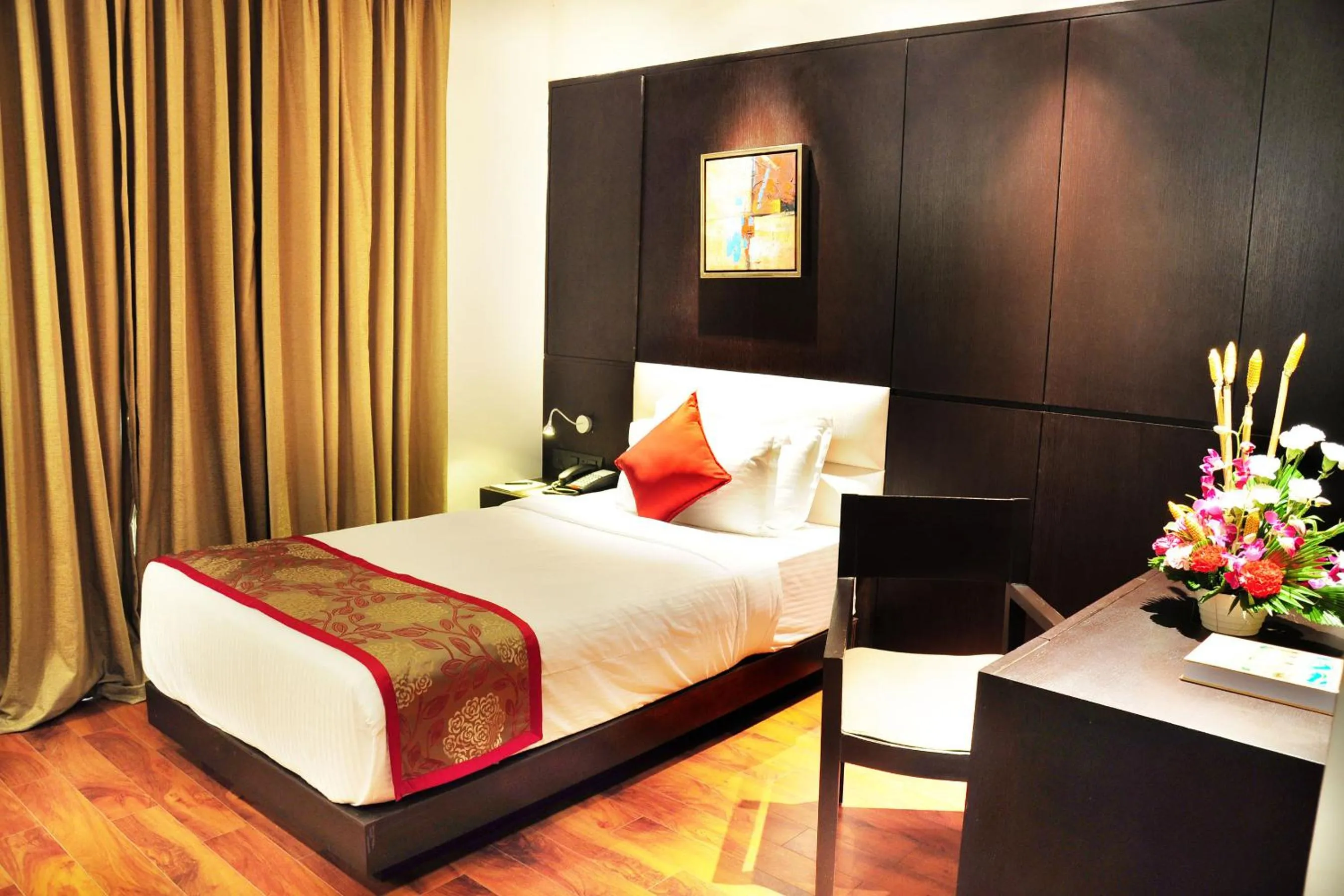 Decorative detail, Bed in Hotel Senses