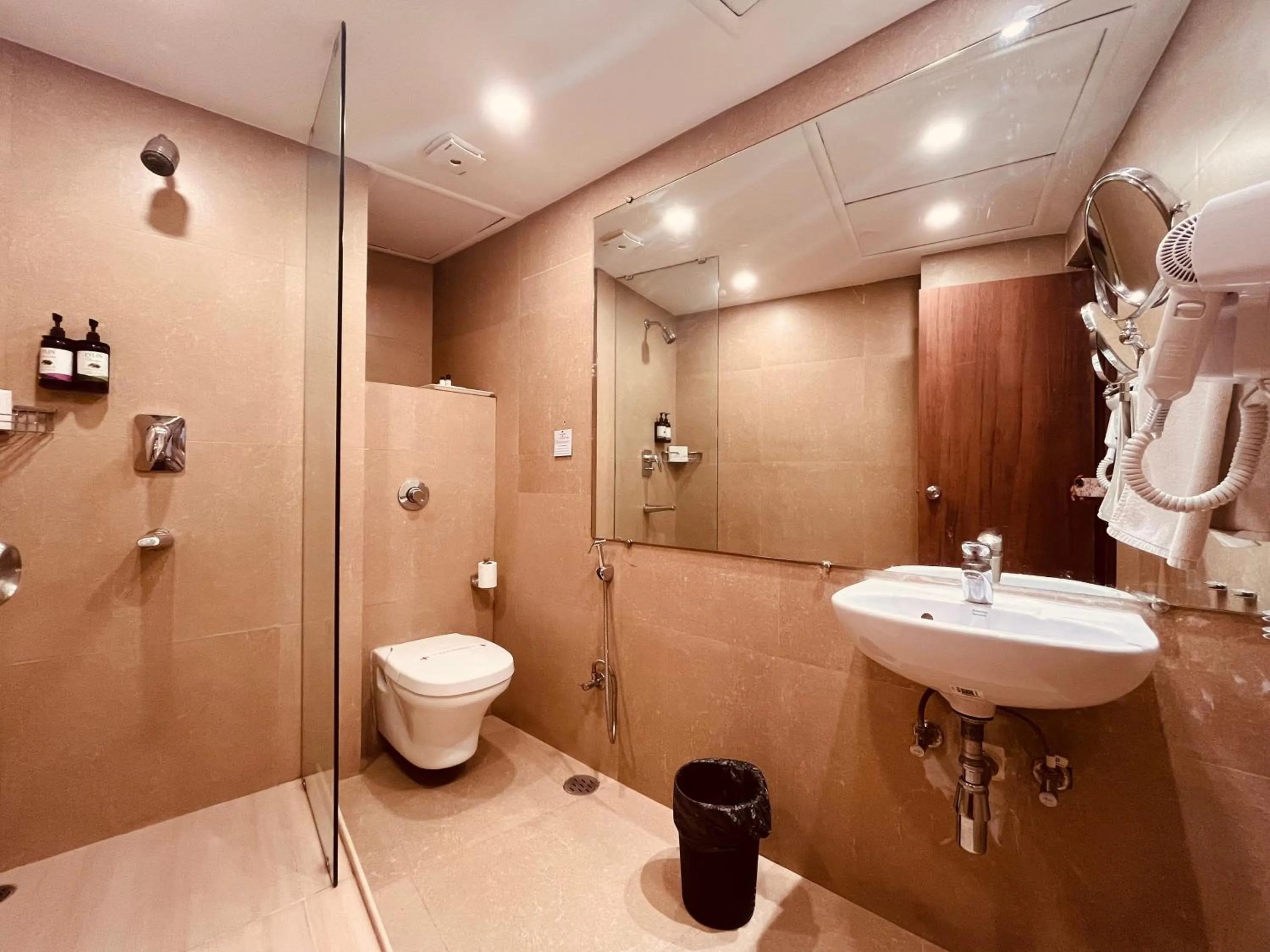 Shower in Hotel Senses