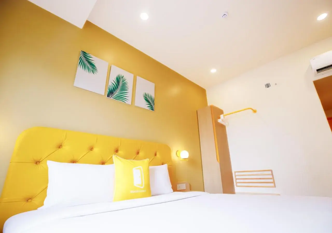 Bedroom, Bed in Bloom Hotel - HSR Layout Sec 6 Bedroom, Bed in Bloom Hotel - HSR Layout Sec 6