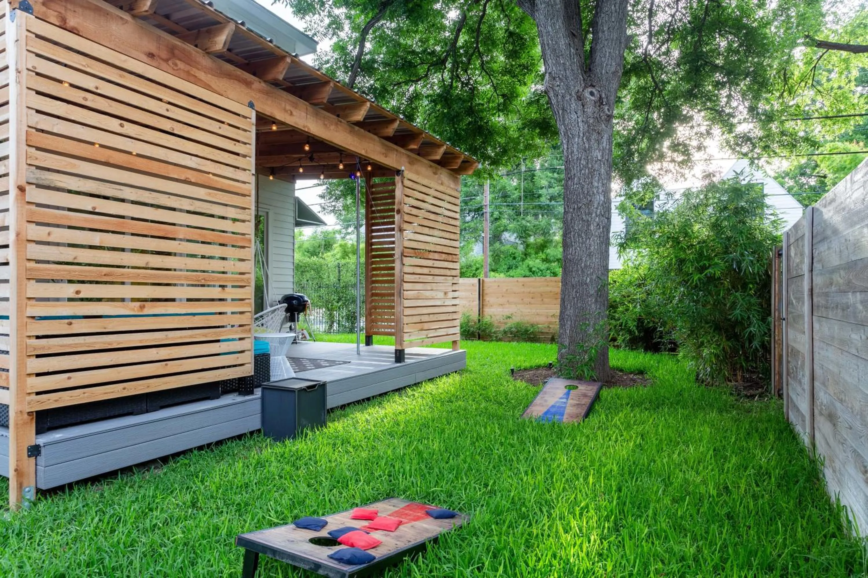 Patio in Insa Worthy Two-Home Retreat - Fire Pit, Hot Tub