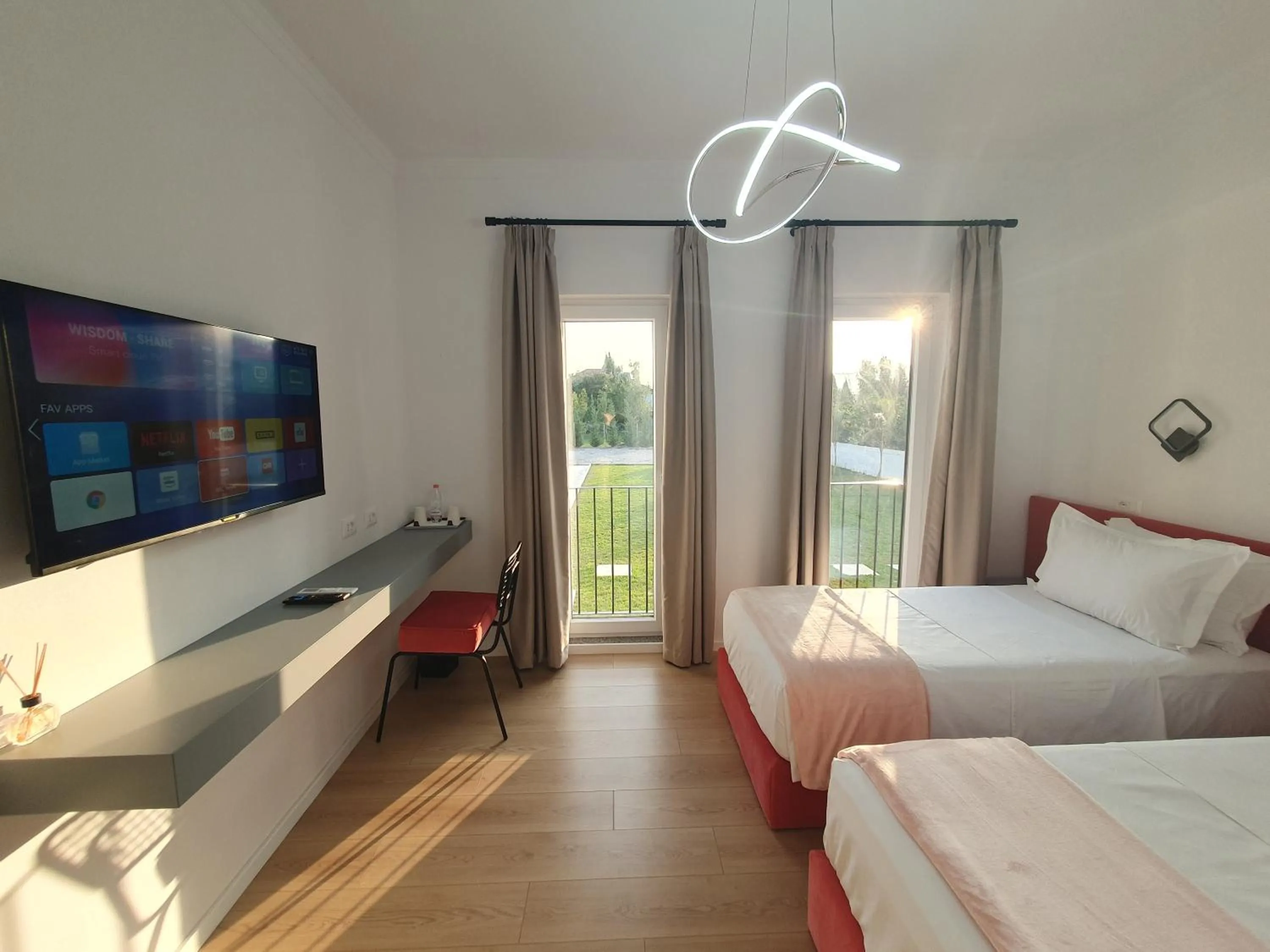 Bed in Nerium Garden Inn Tirana Airport