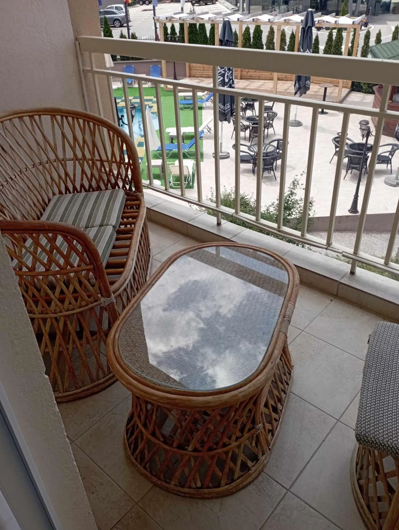 Balcony/Terrace in Hotel Bluebell