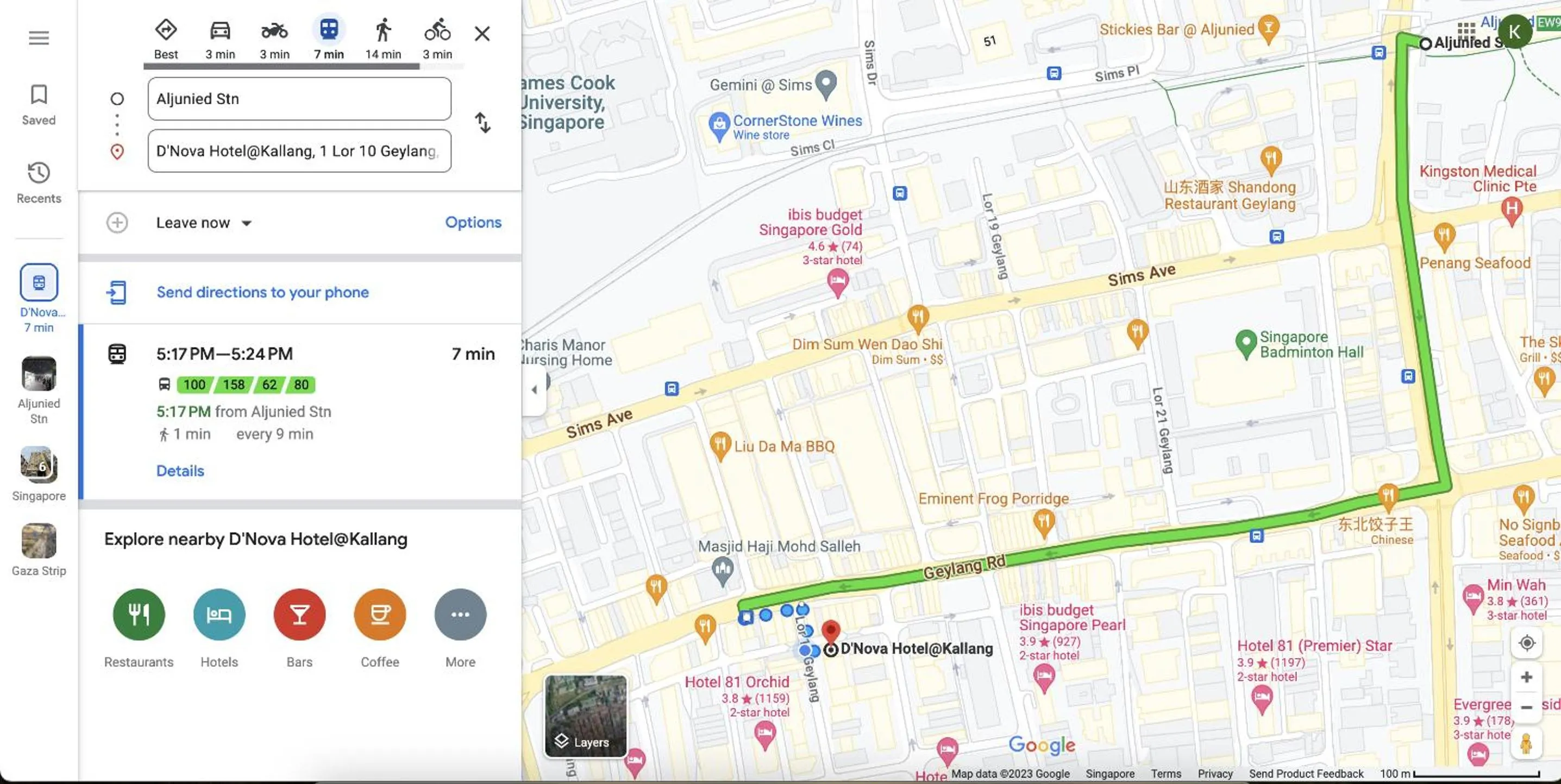 Property building in D'Nova Hotel Kallang