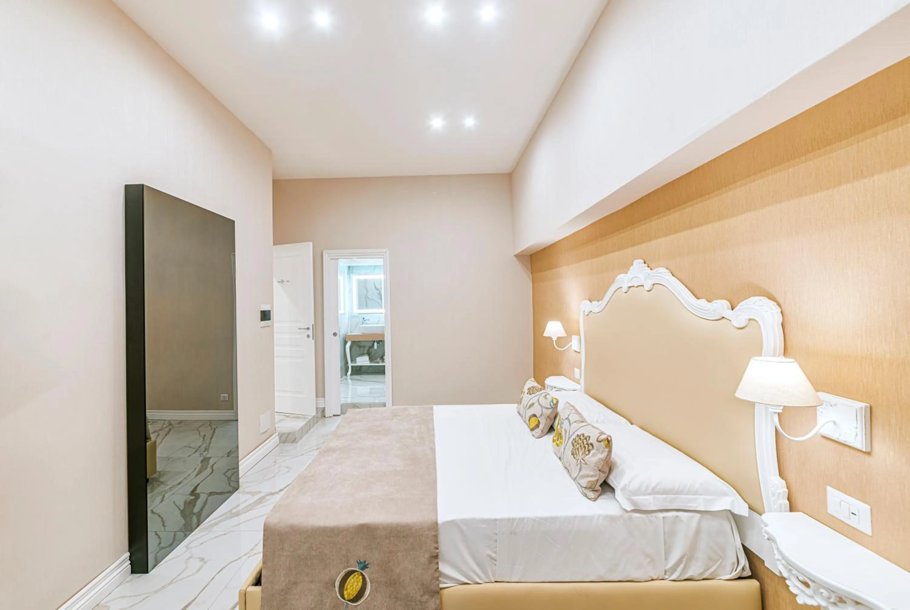 Bed in Gentile Suite & Spa Vomero