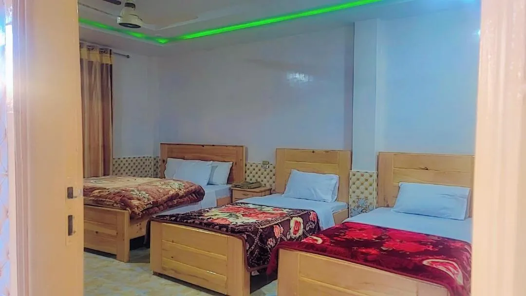 Bed in Hotel Miandam Palace