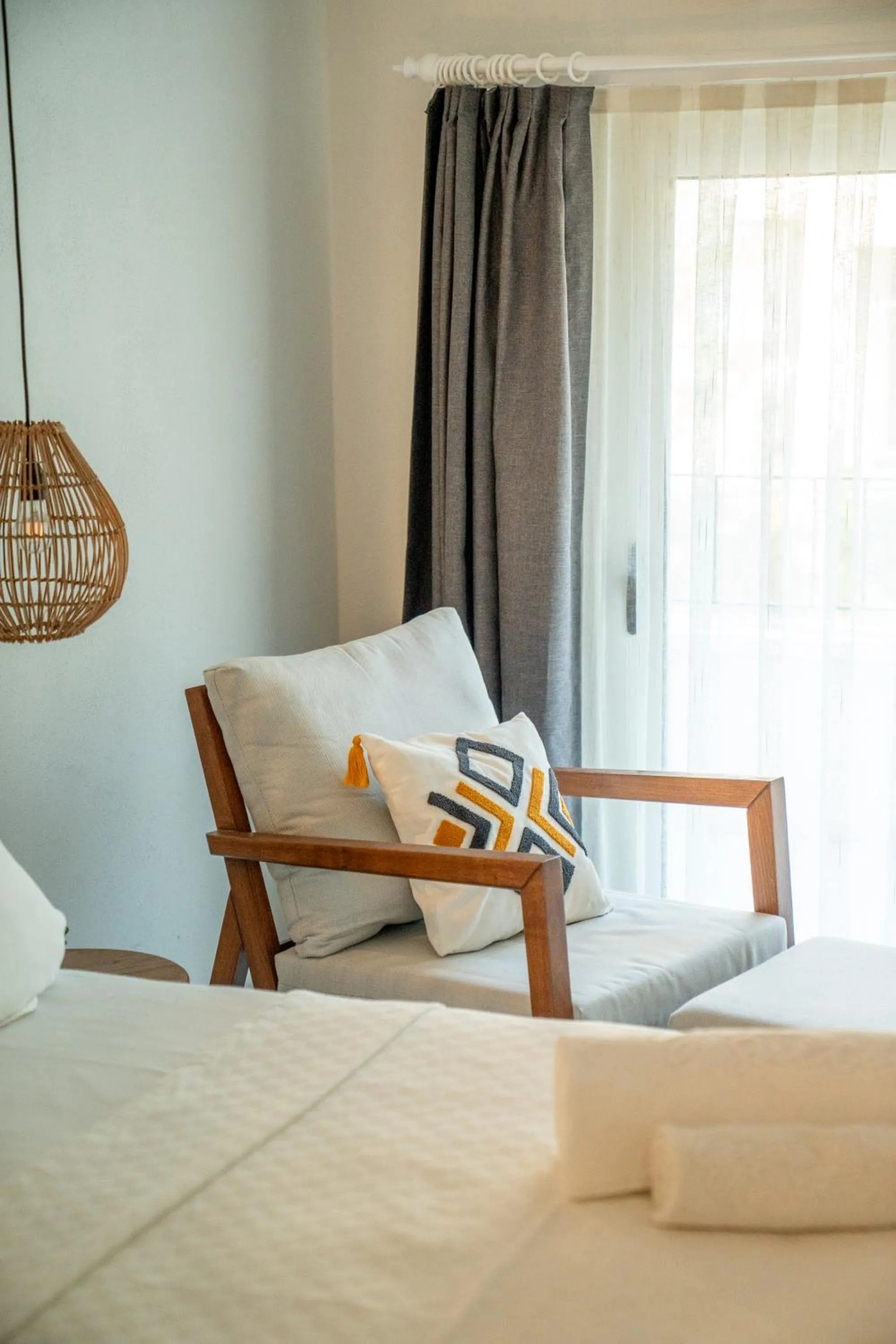 Decorative detail, Bed in Gizz Suites