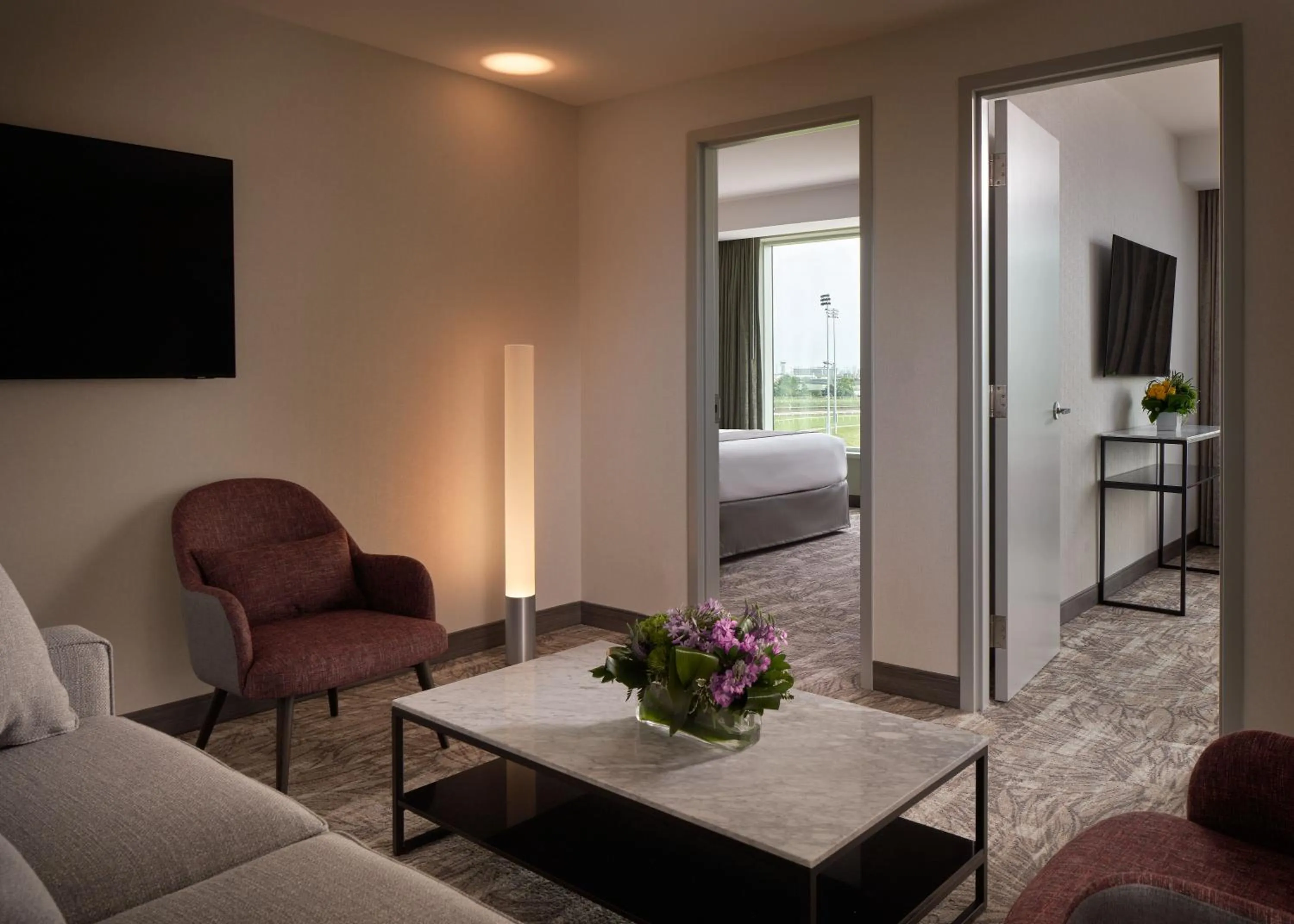 Living room, Bed in Great Canadian Casino Resort Toronto