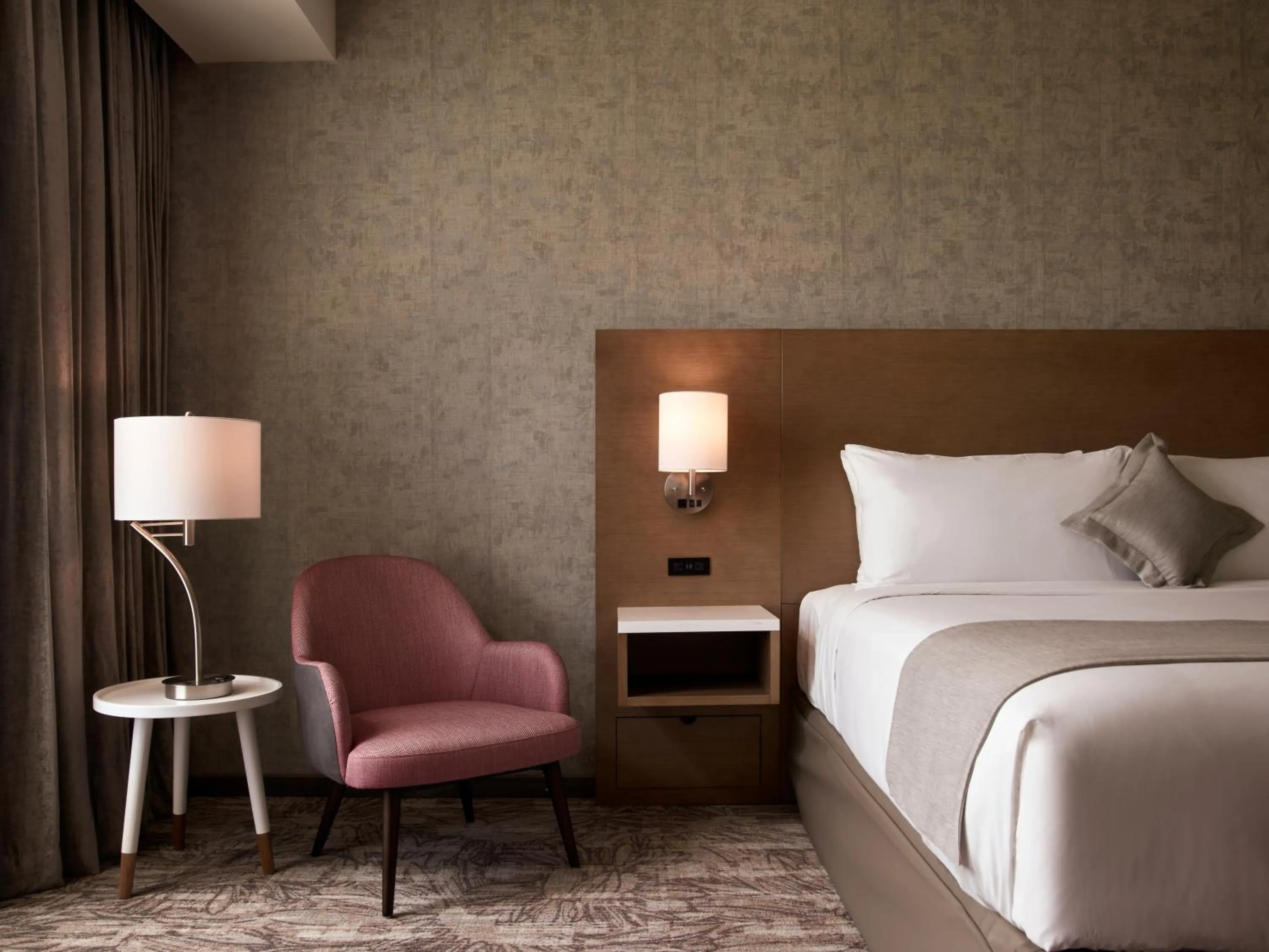 Bed in Great Canadian Casino Resort Toronto