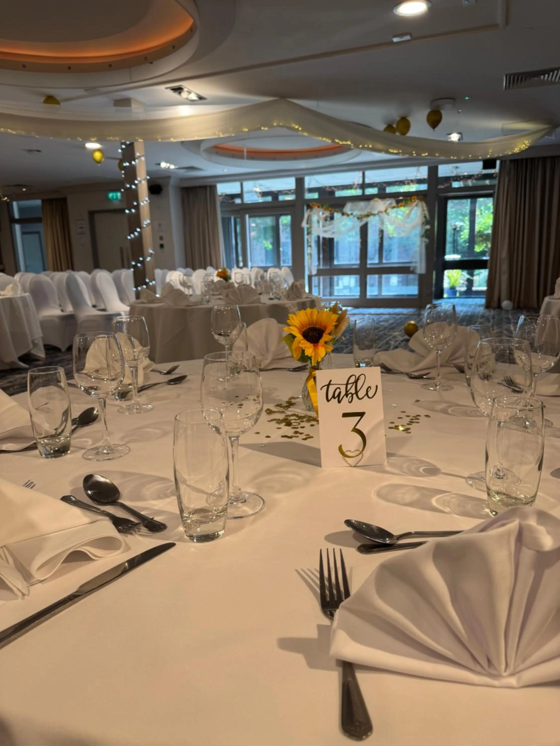 wedding in Mercure Hull Grange Park Hotel