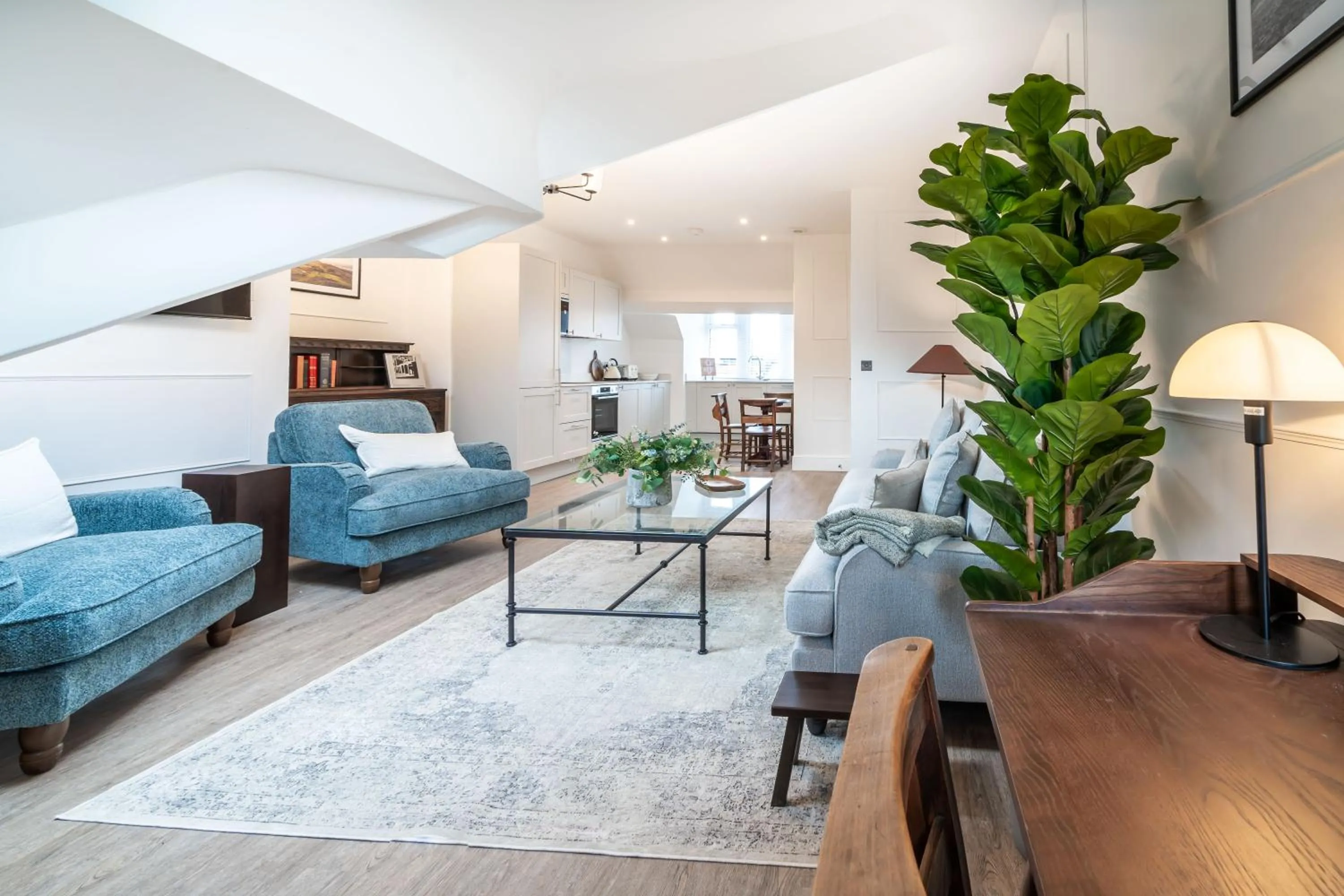 Living room in 8 The Quadrant Luxury Apartments - Hoylake