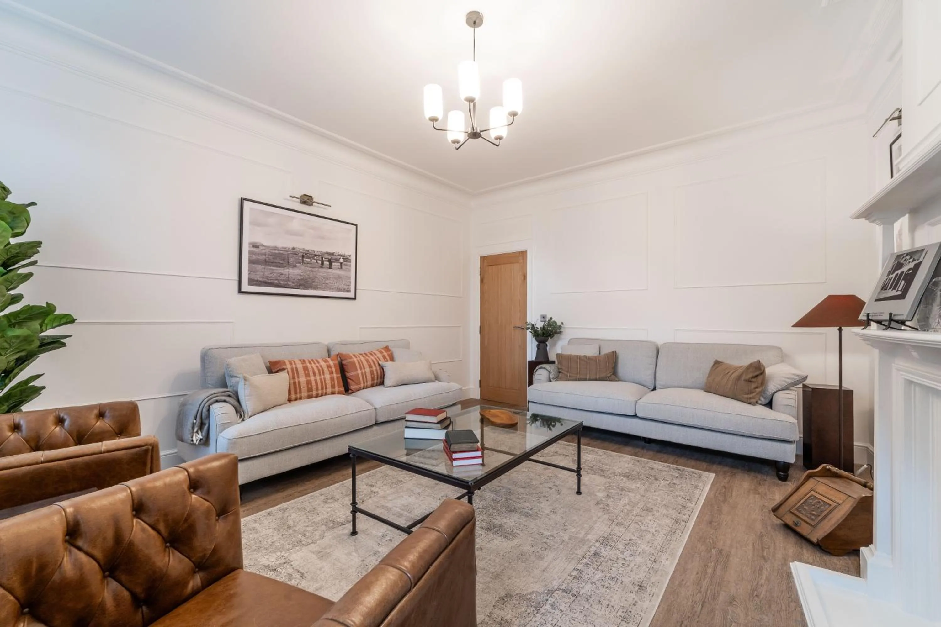 Living room in 8 The Quadrant Luxury Apartments - Hoylake