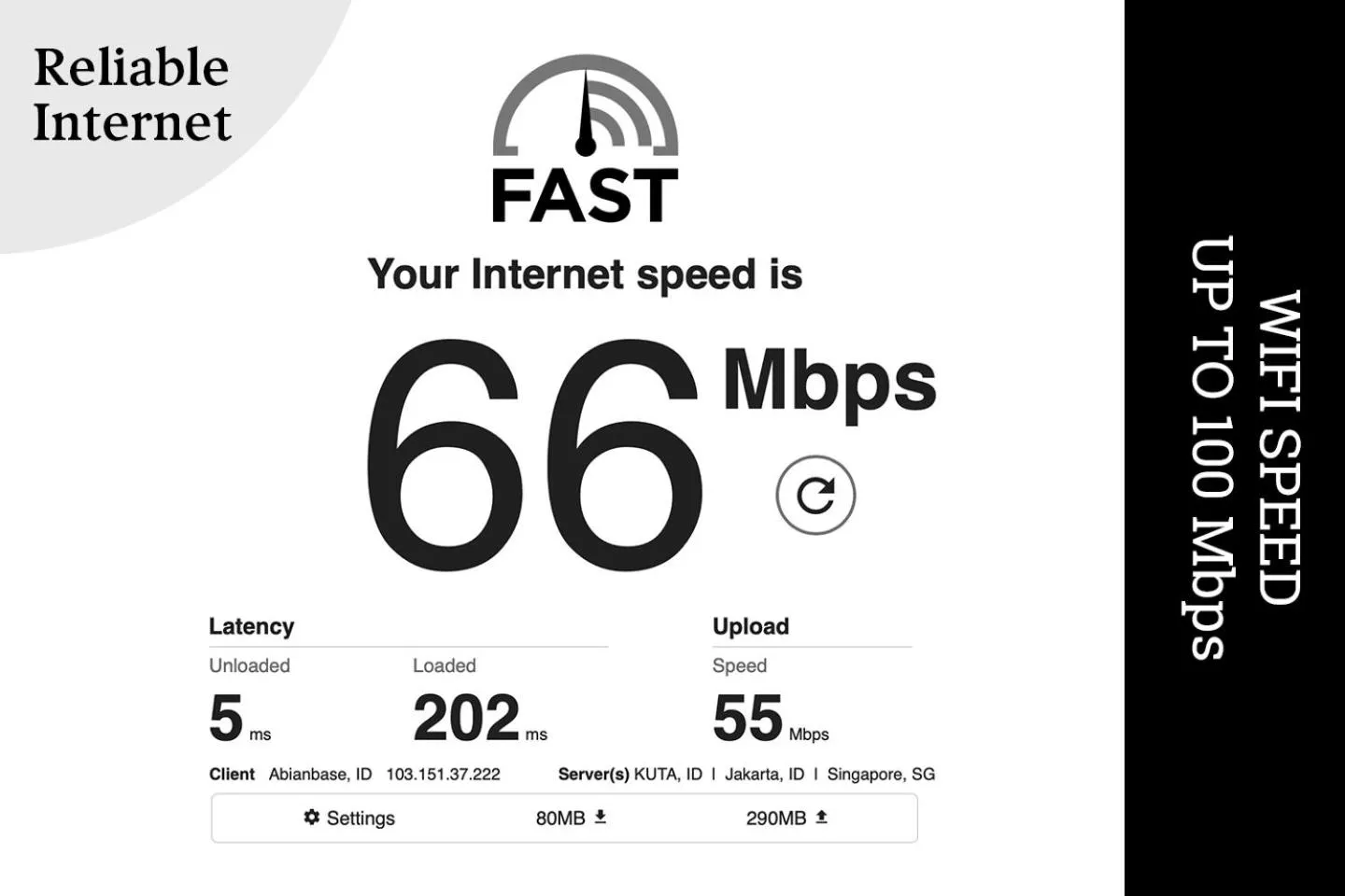 internet in Sammy's Canggu