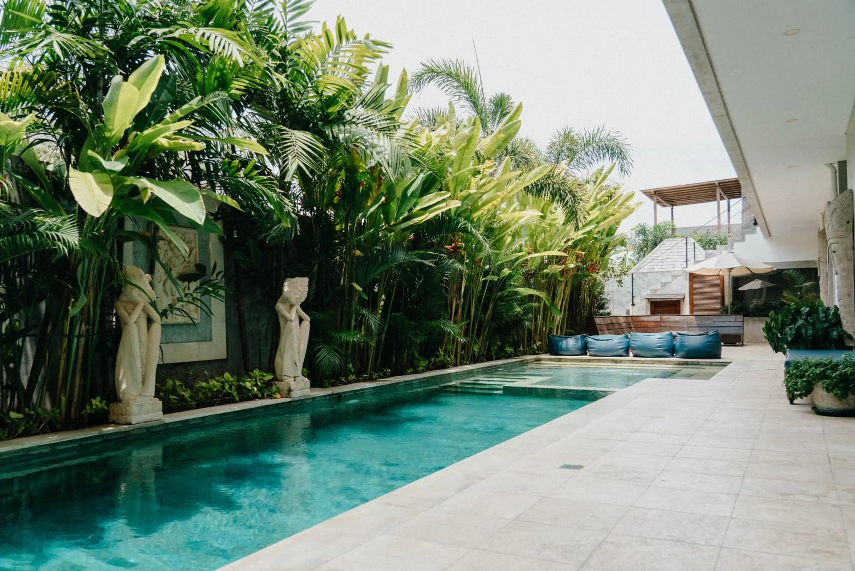 Garden view in Sammy's Canggu