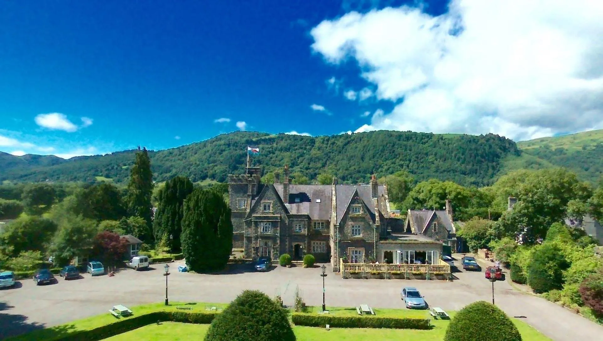 Property building in Maenan Abbey Hotel