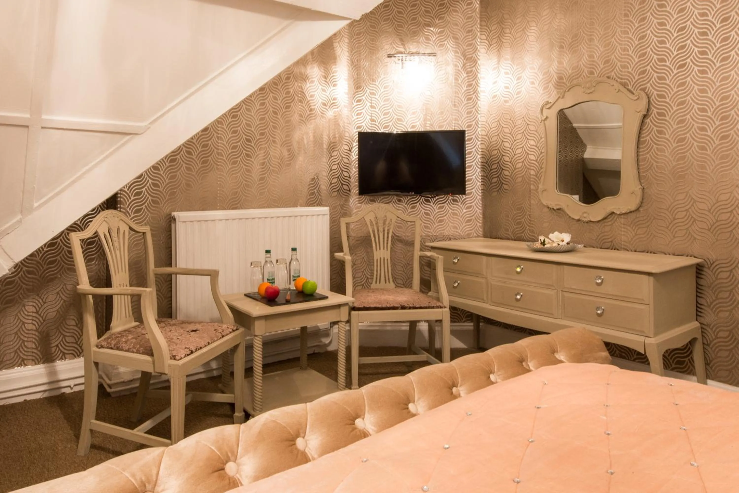 Seating area in Maenan Abbey Hotel