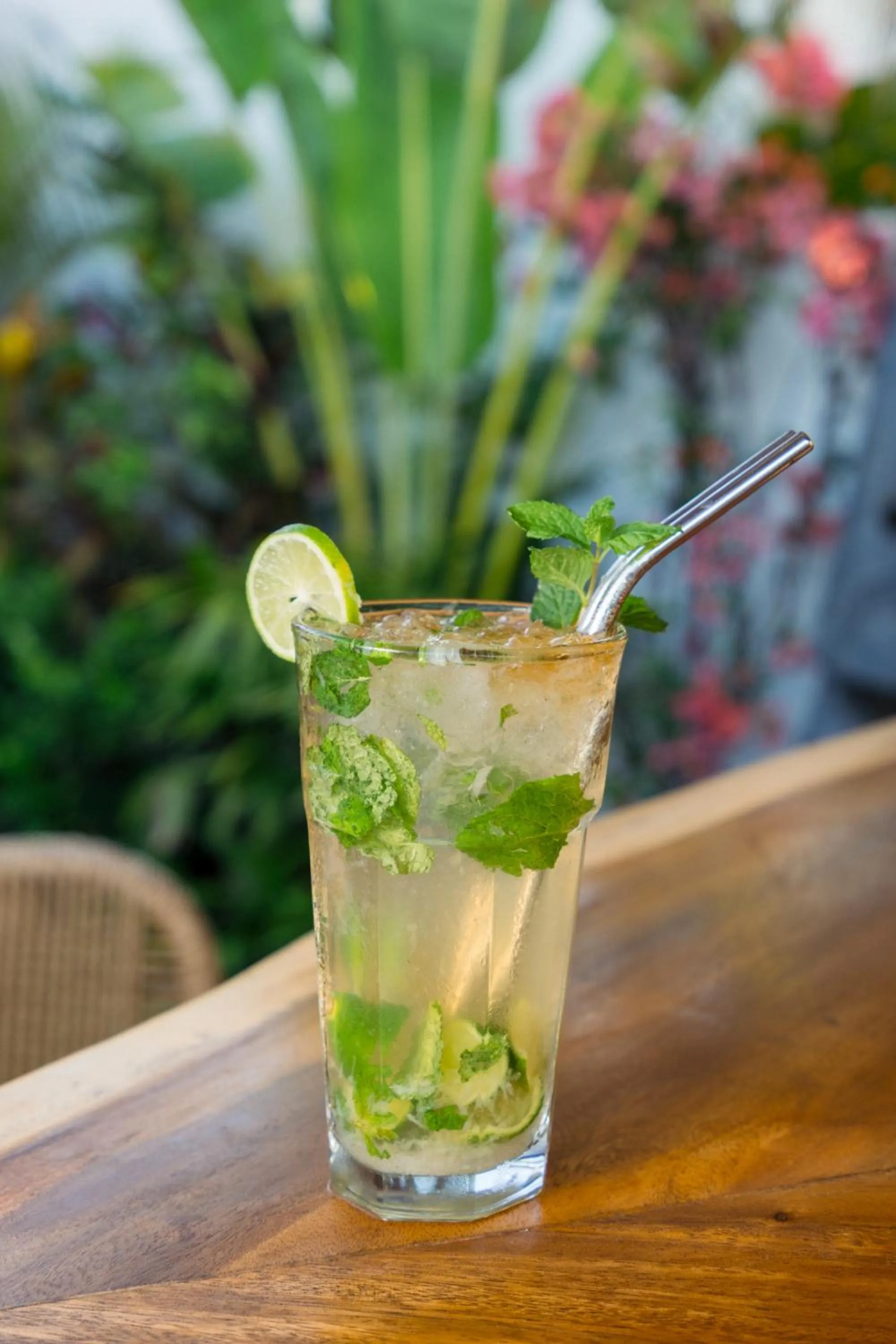 Lounge or bar in EHOA NYANYI BEACH Boutique Hotel - In front of entrance to NUANU