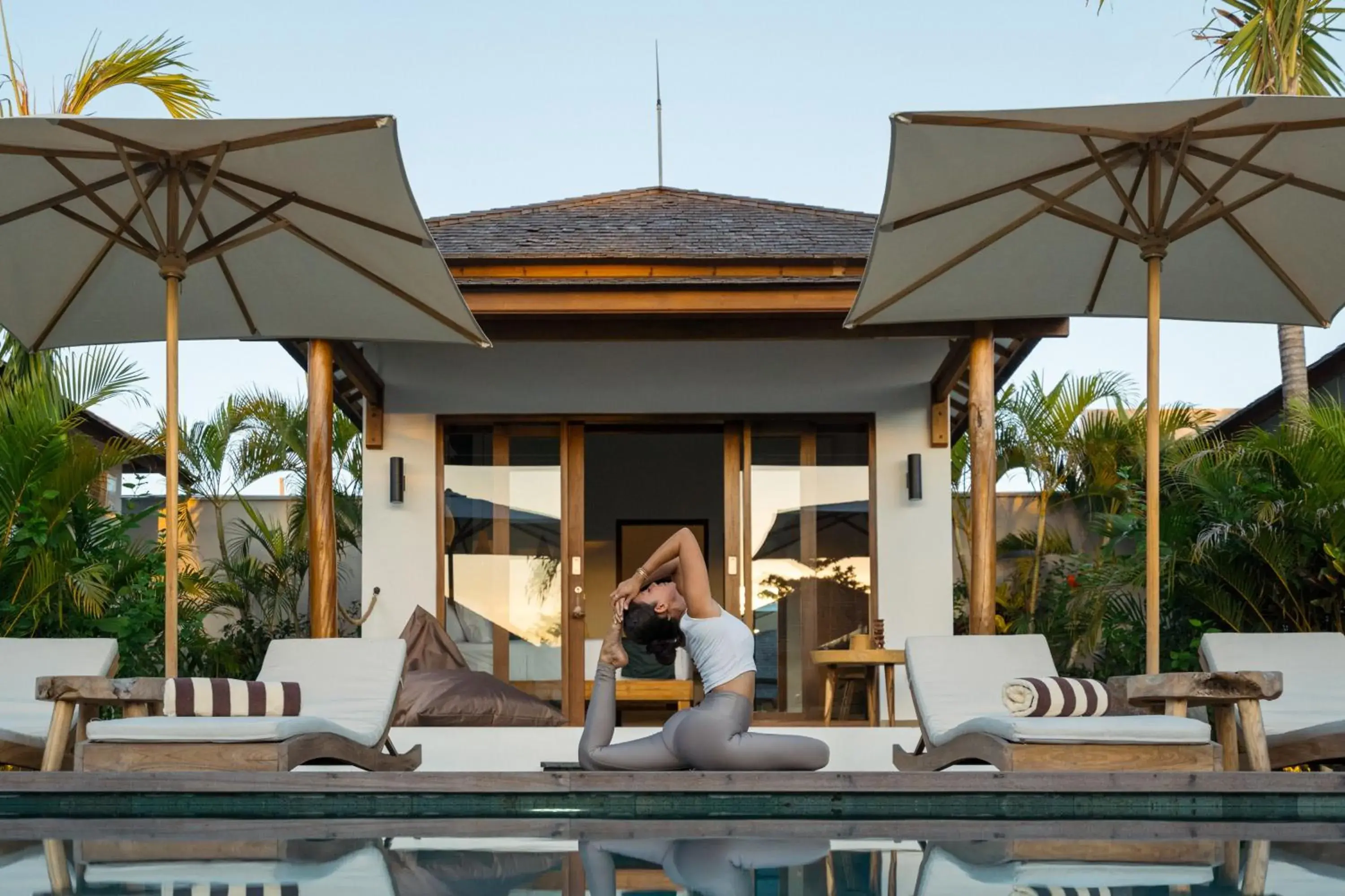 Fitness centre/facilities in EHOA NYANYI BEACH Boutique Hotel - In front of entrance to NUANU Fitness centre/facilities in EHOA NYANYI BEACH Boutique Hotel - In front of entrance to NUANU