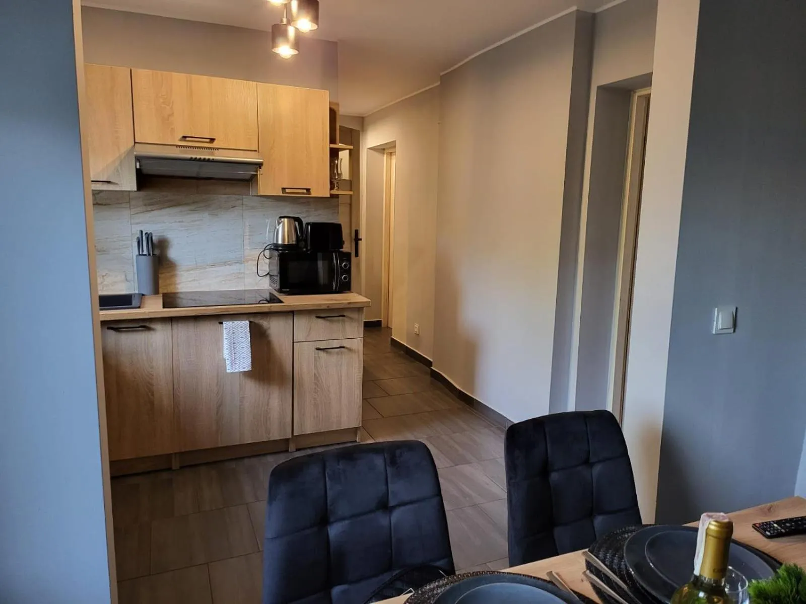 Kitchen or kitchenette in Apartamenty Premium Biznes Rumia