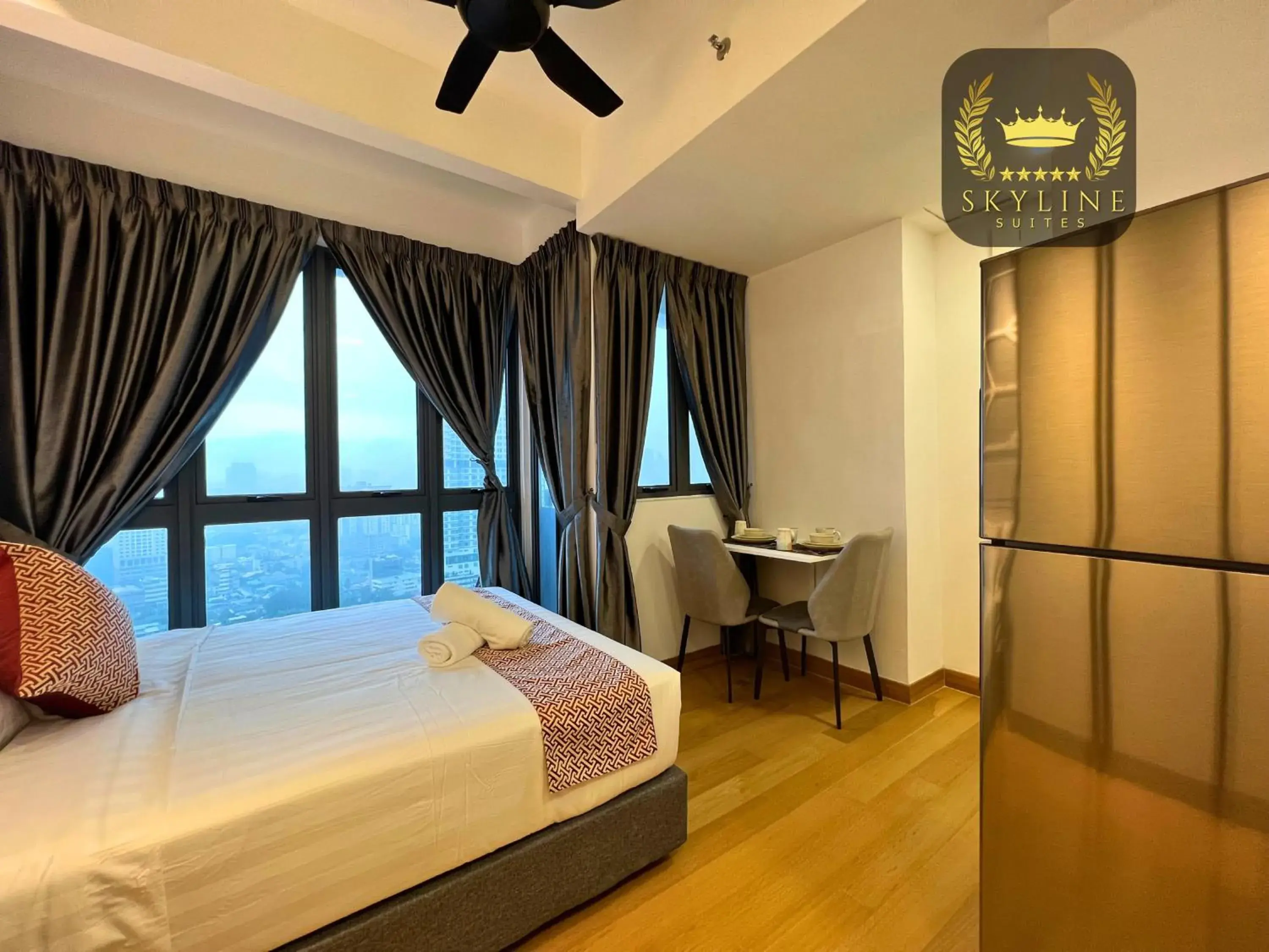 View (from property/room), Bed in The Colony Skyline Suites KLCC View (from property/room), Bed in The Colony Skyline Suites KLCC