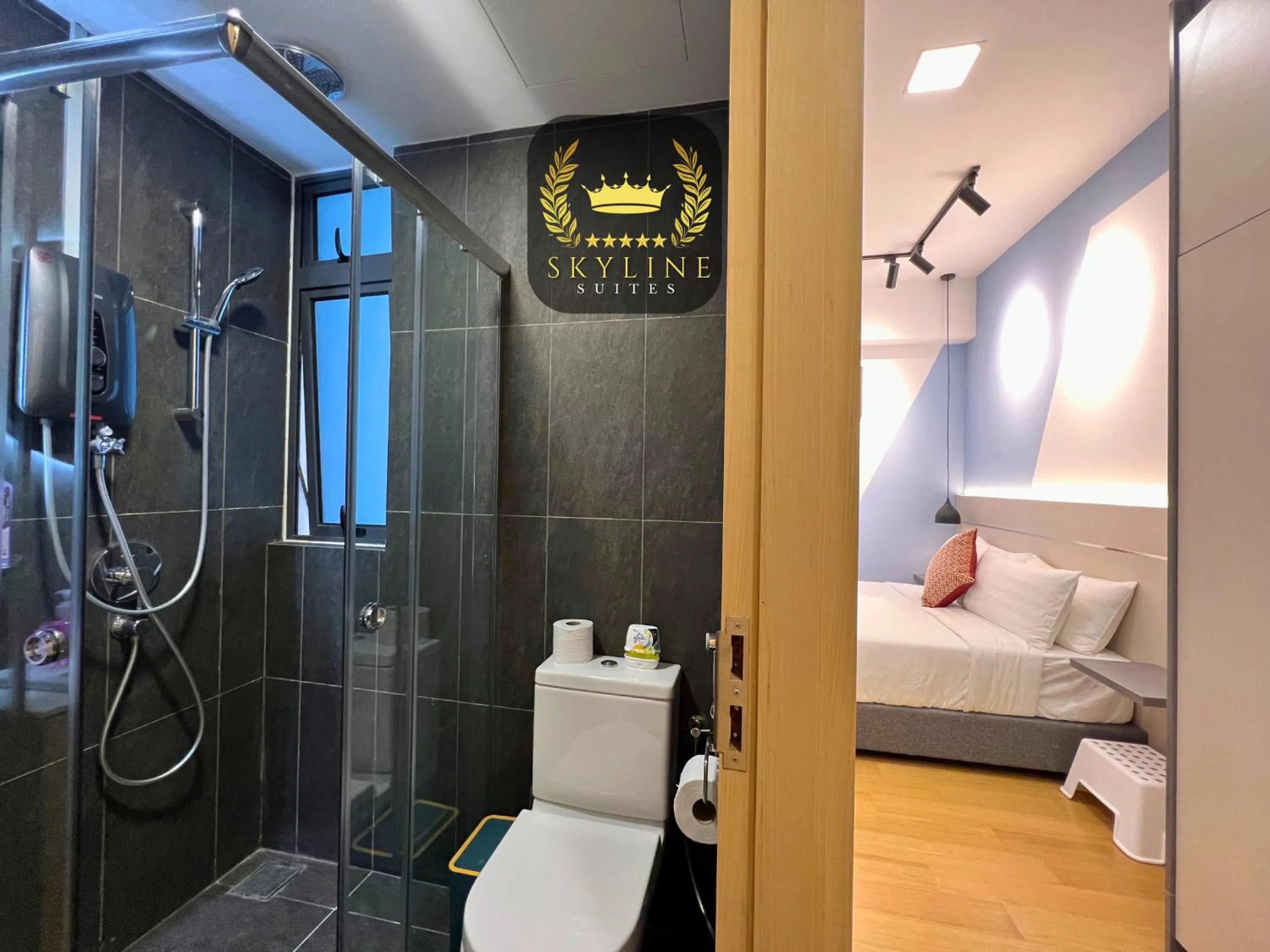 Shower in The Colony Skyline Suites KLCC