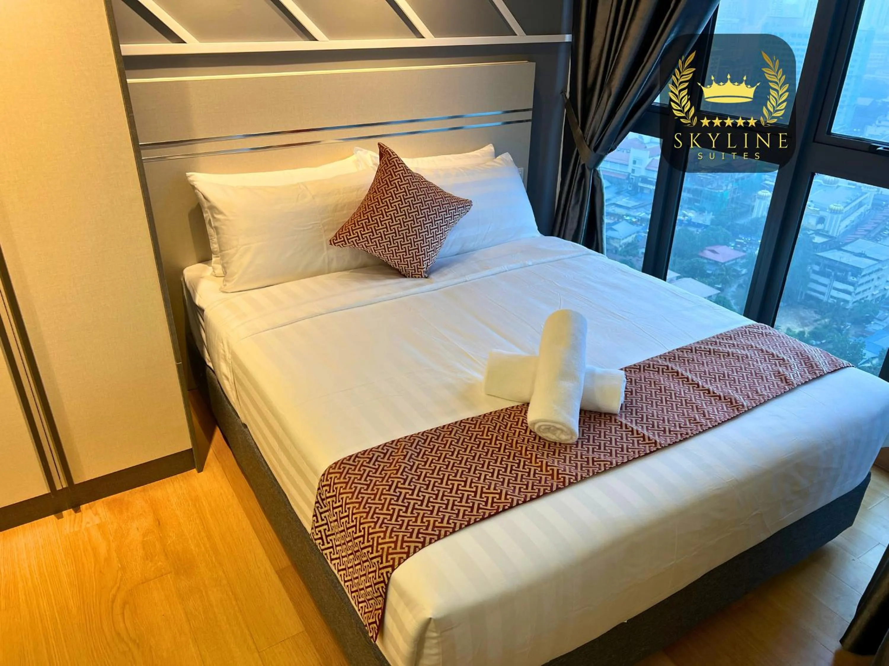 Bed in The Colony Skyline Suites KLCC