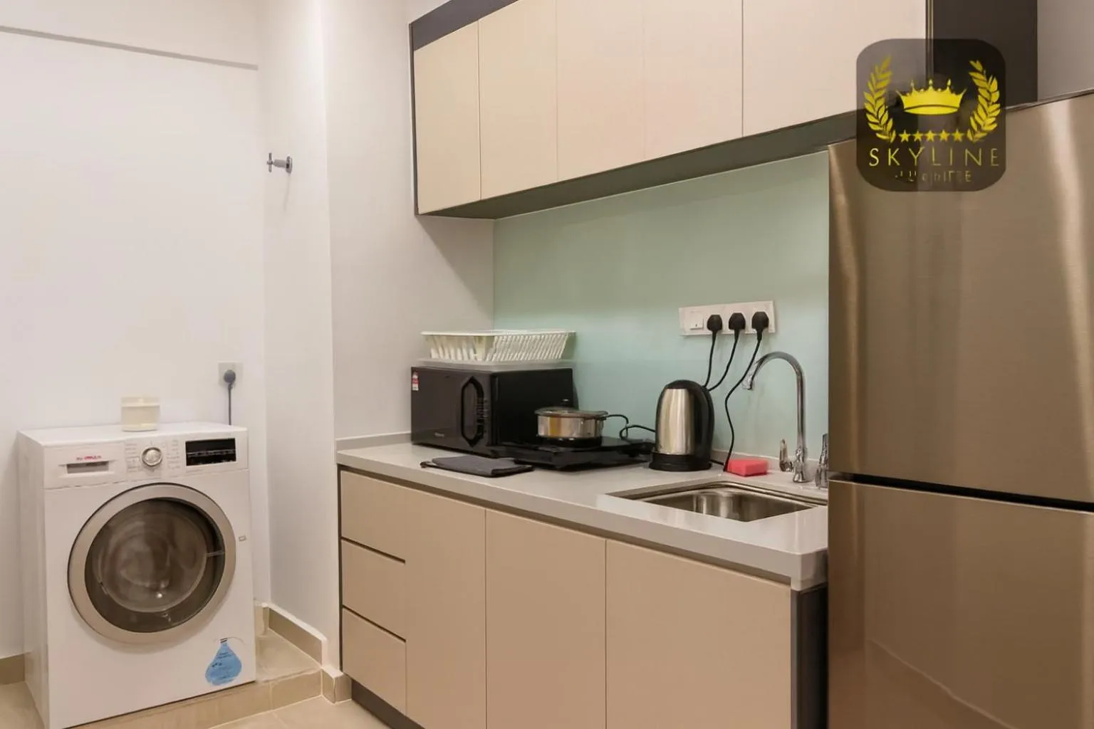 Kitchen or kitchenette in The Colony Skyline Suites KLCC
