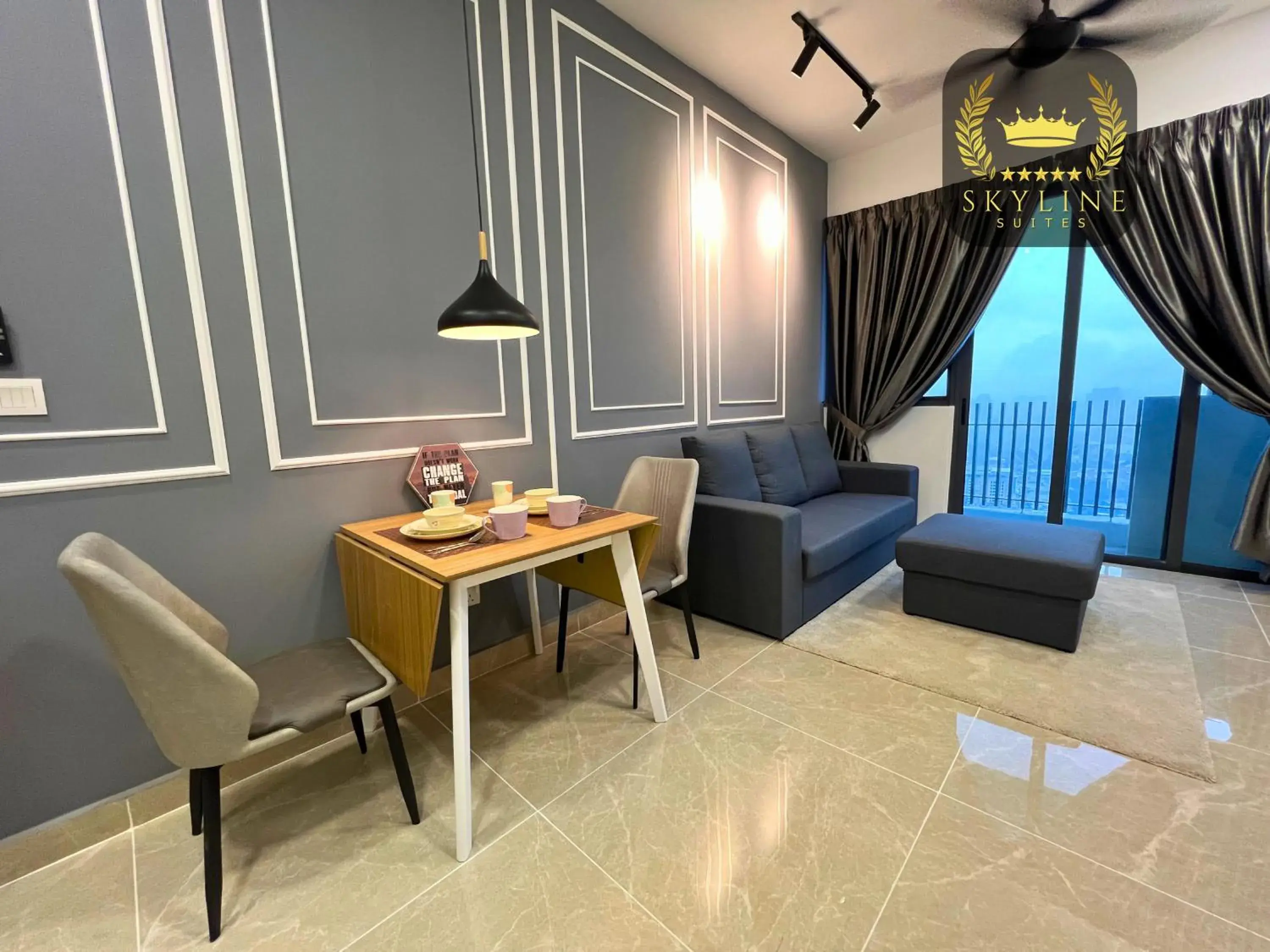 Living room in The Colony Skyline Suites KLCC Living room in The Colony Skyline Suites KLCC