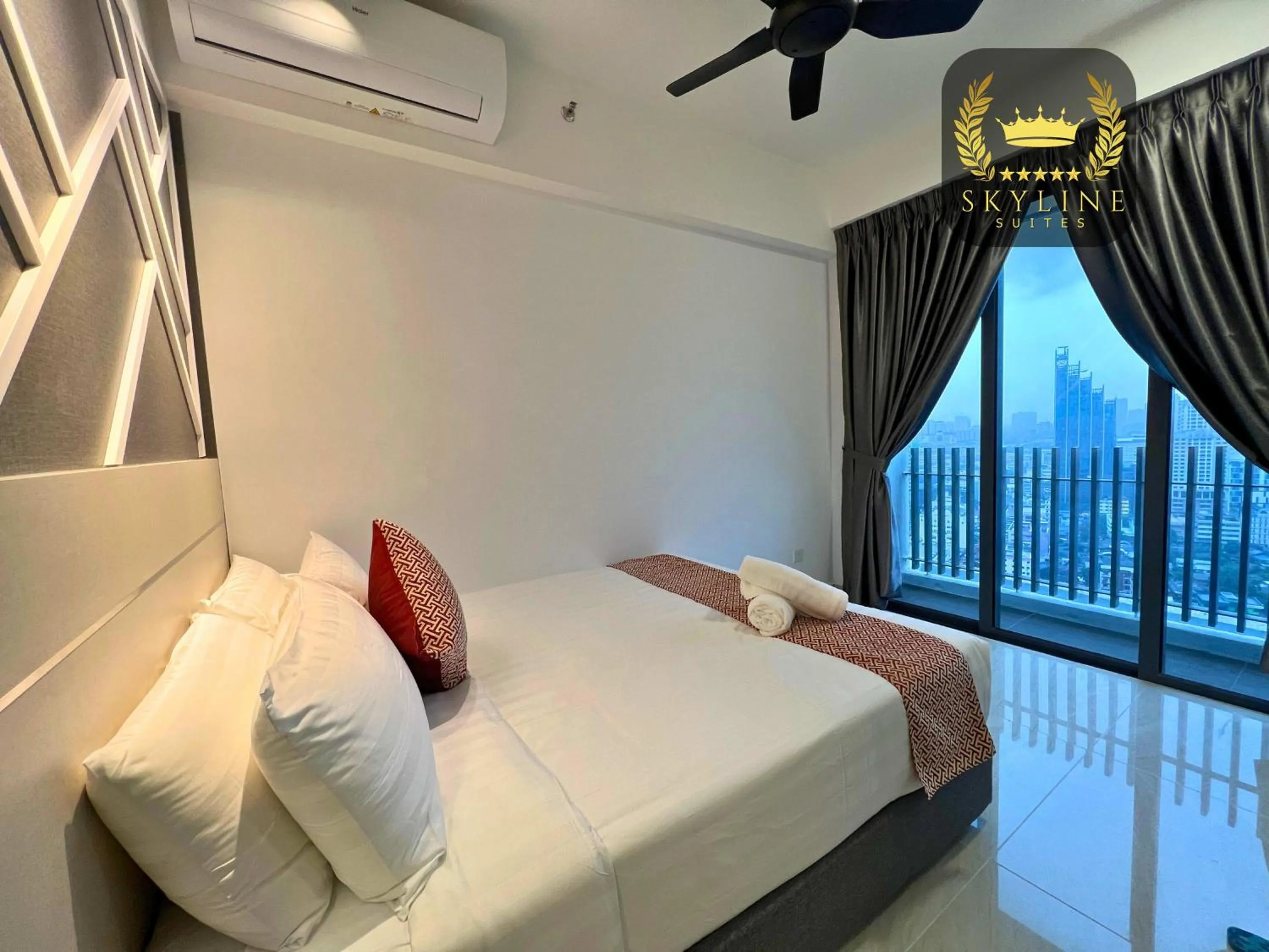 Bed in The Colony Skyline Suites KLCC