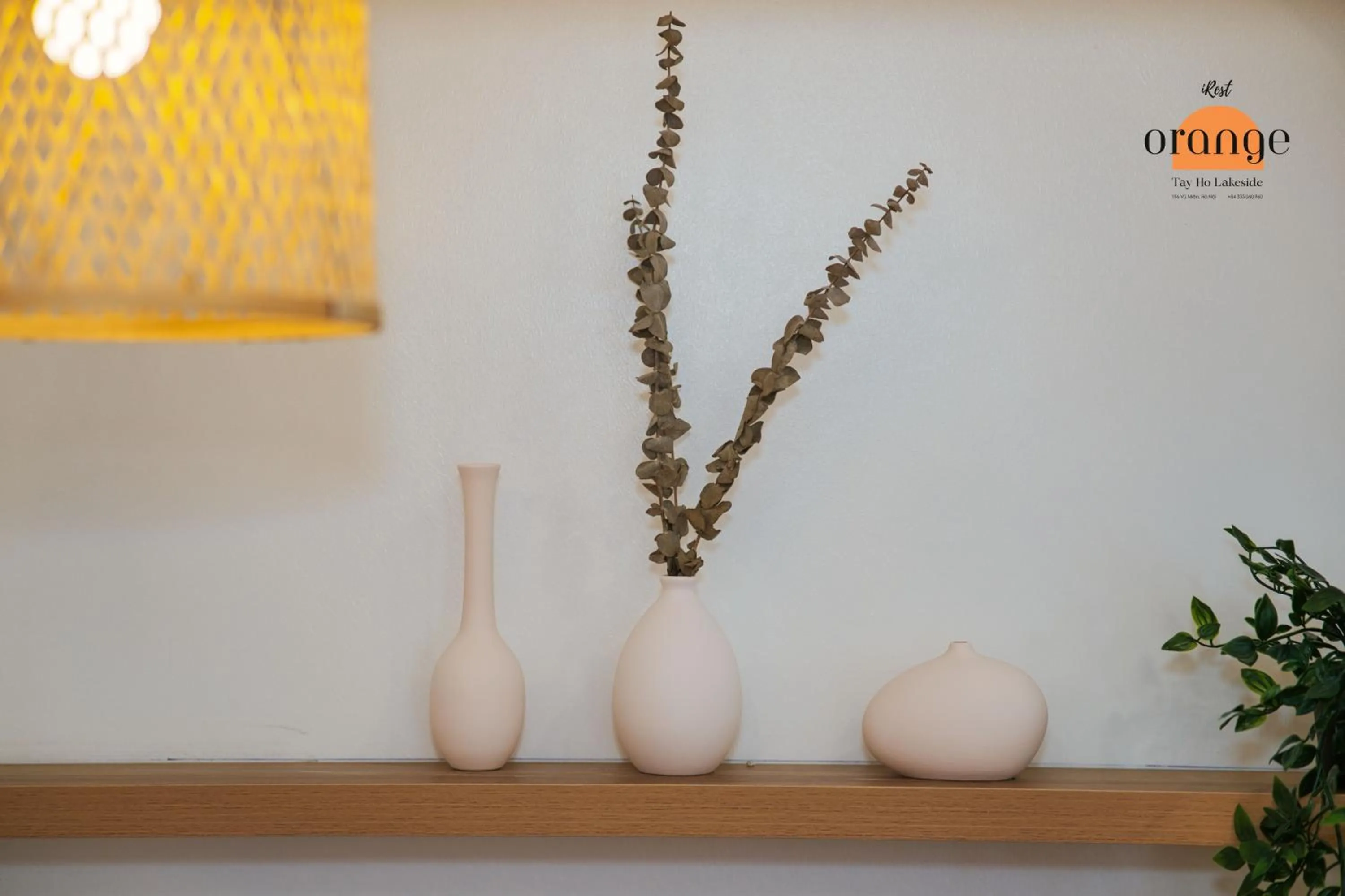 Decorative detail in iRest Orange Tay Ho Lakeside Apartment