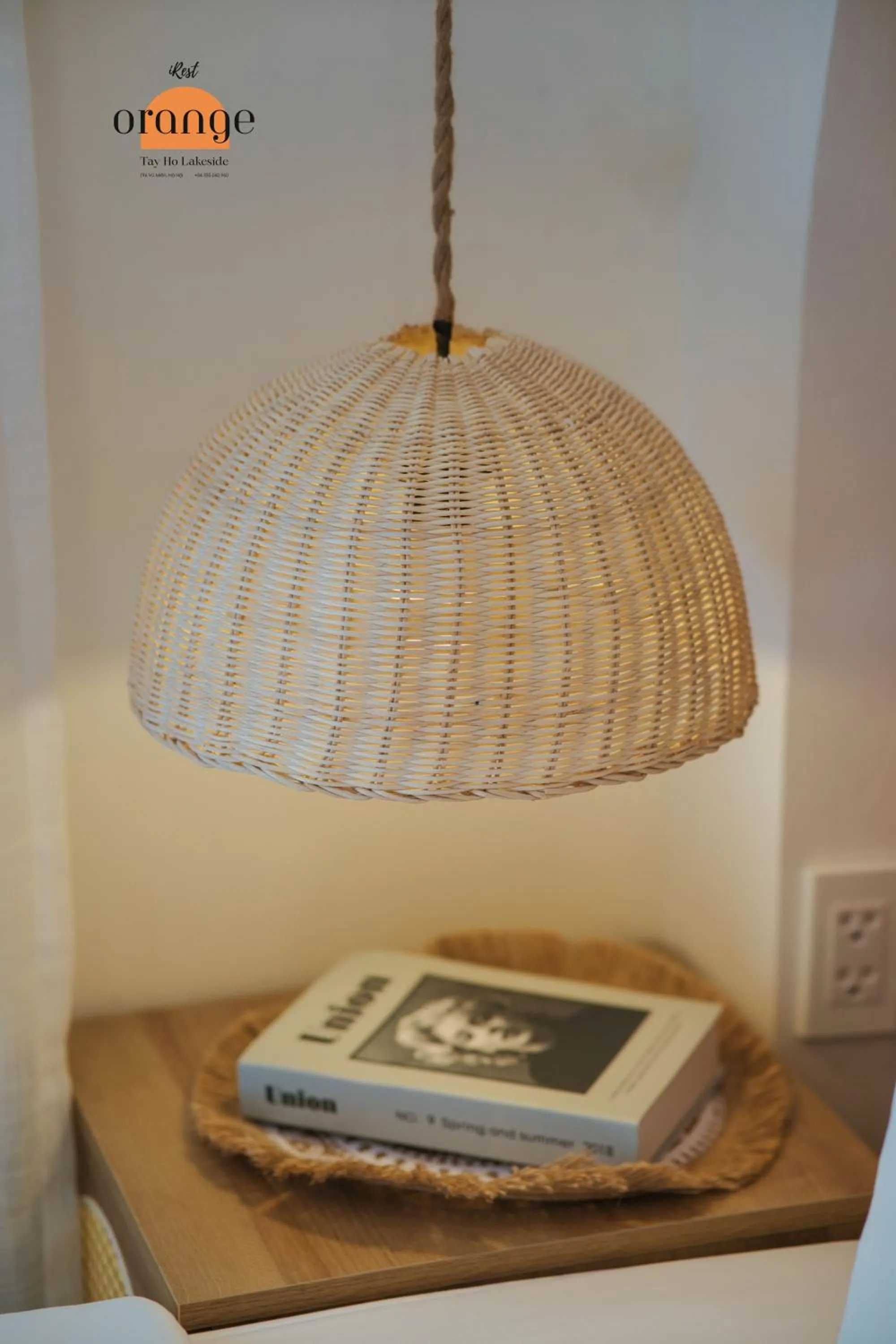 Decorative detail in iRest Orange Tay Ho Lakeside Apartment