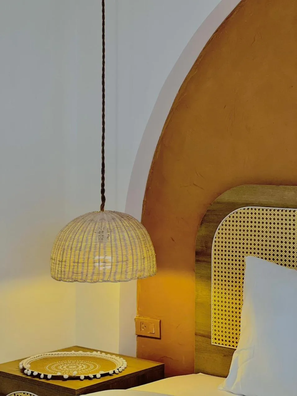 Bed in iRest Orange Tay Ho Lakeside Apartment