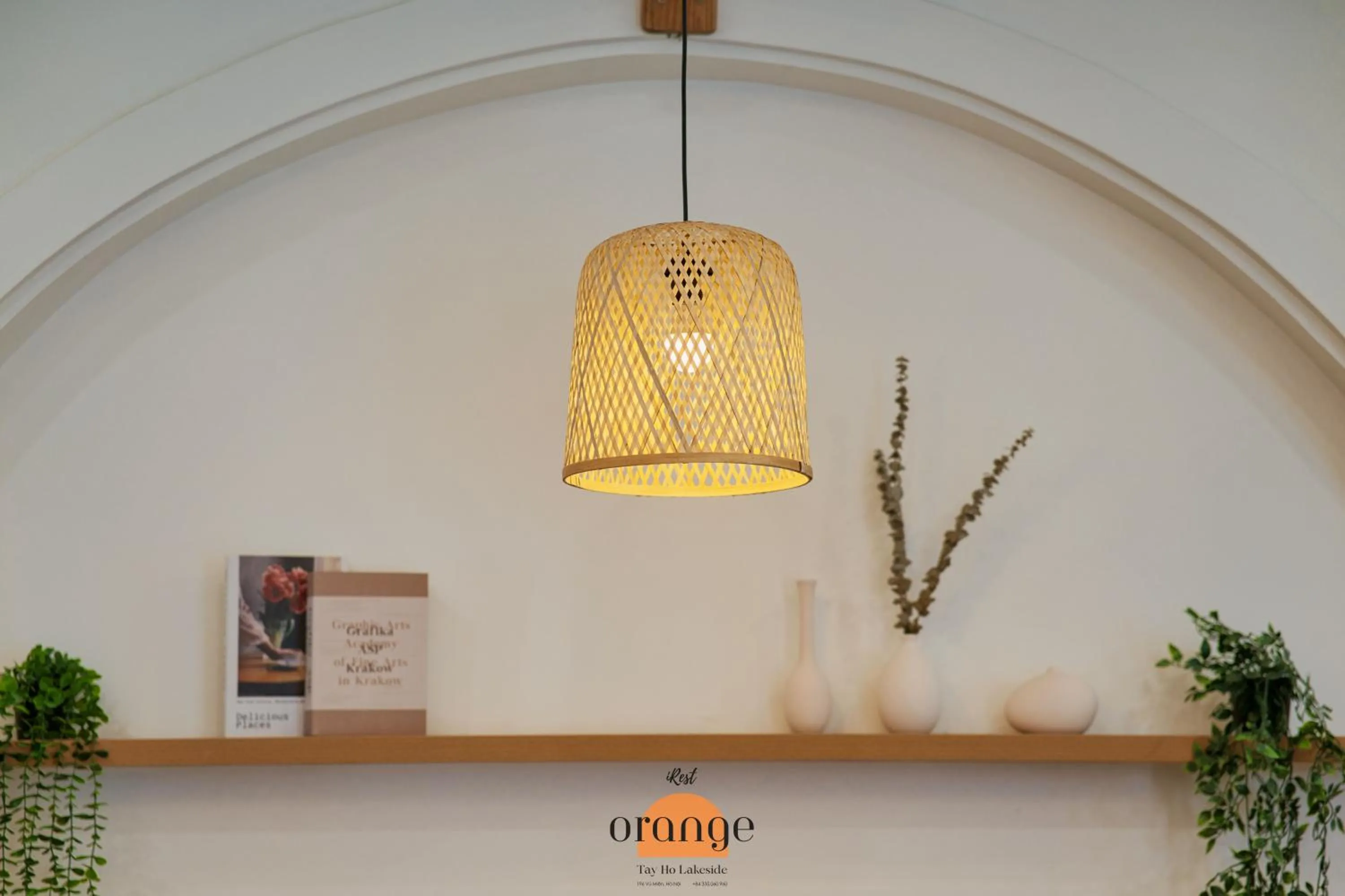 Decorative detail in iRest Orange Tay Ho Lakeside Apartment