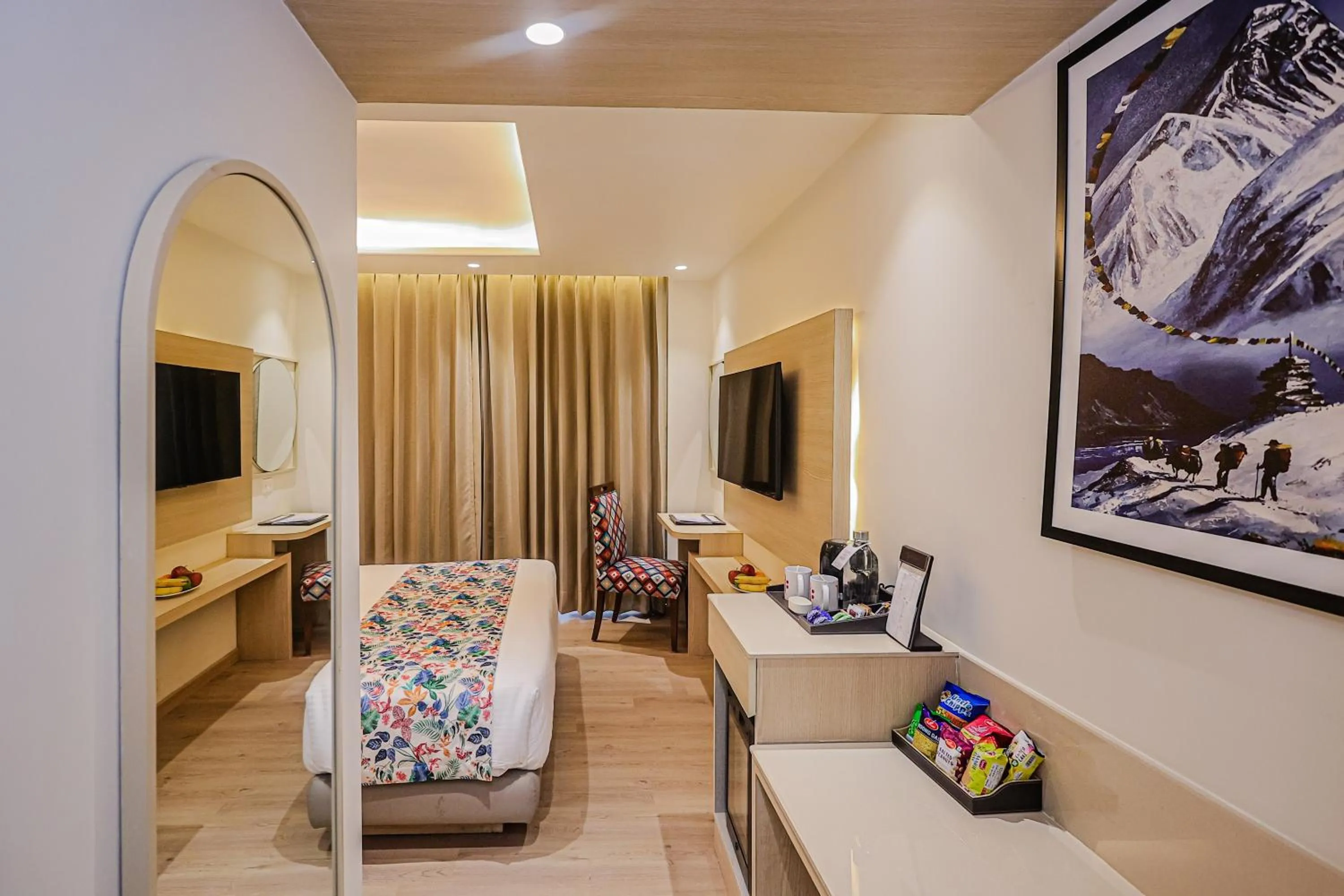 Bedroom, Bed in Regenta Inn Luxinna Heights Mcleodganj