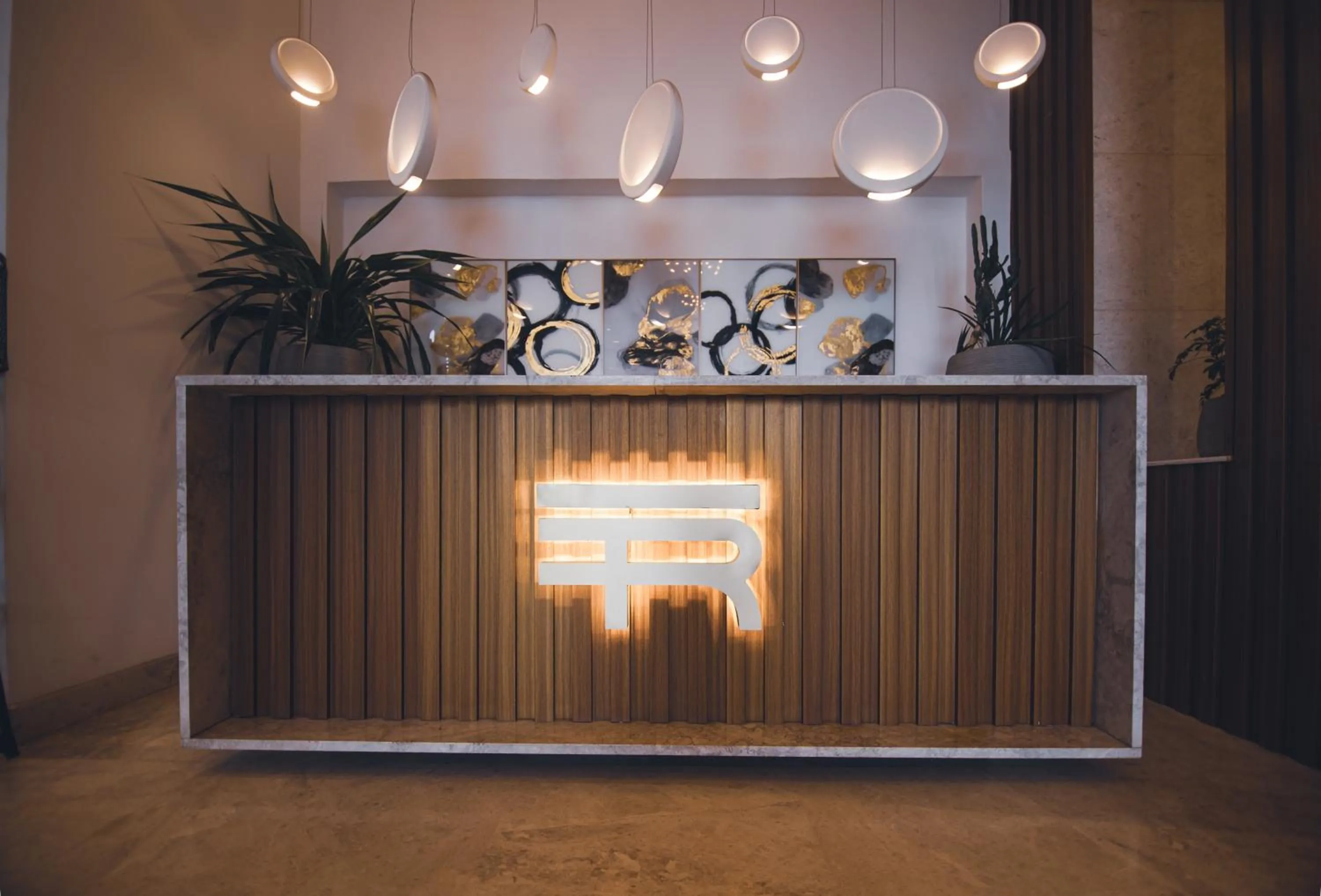 Lobby or reception in The Row Residential Hotel