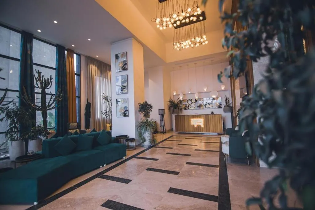 Lobby or reception in The Row Residential Hotel