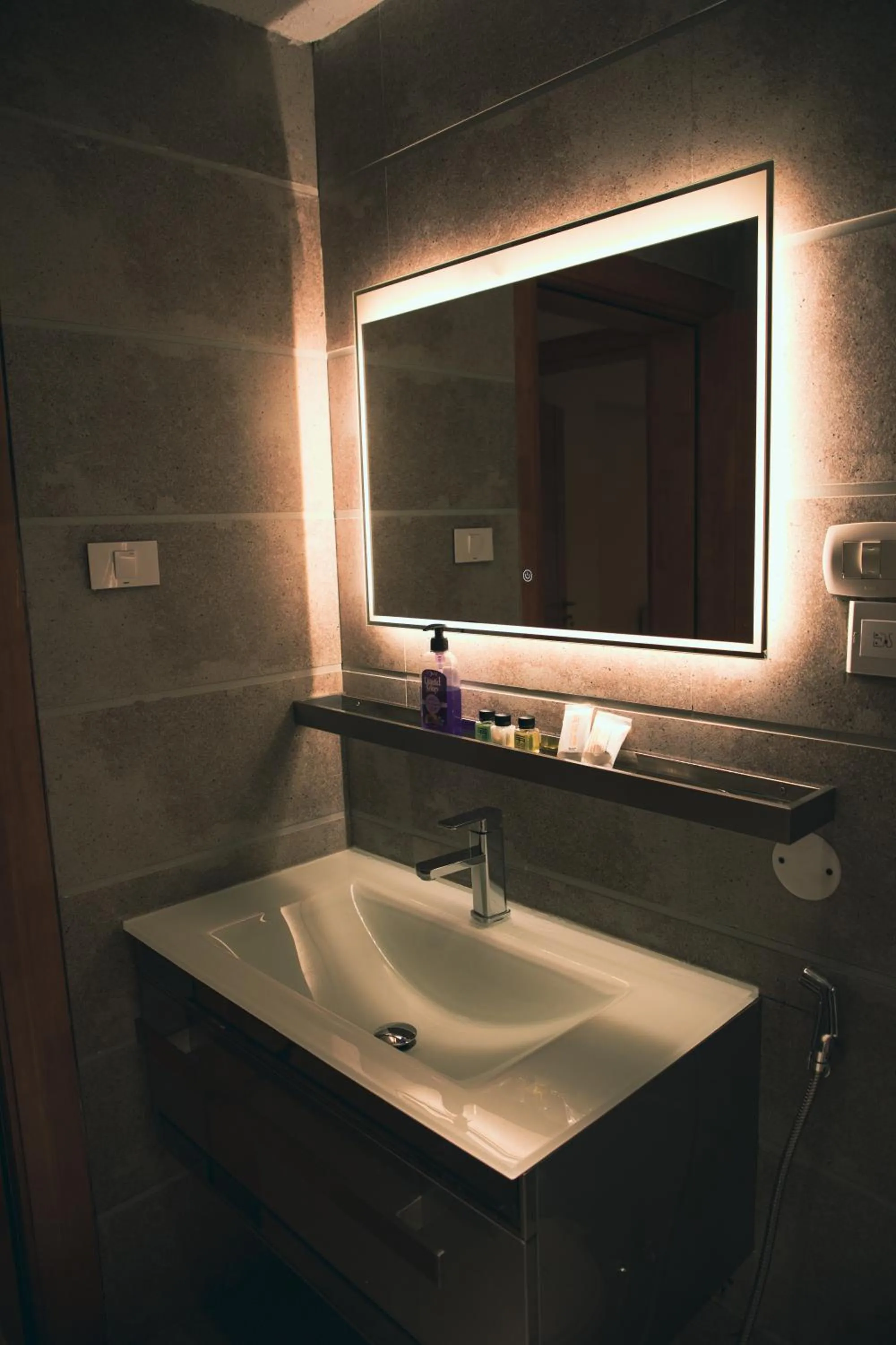 Bathroom in The Row Residential Hotel