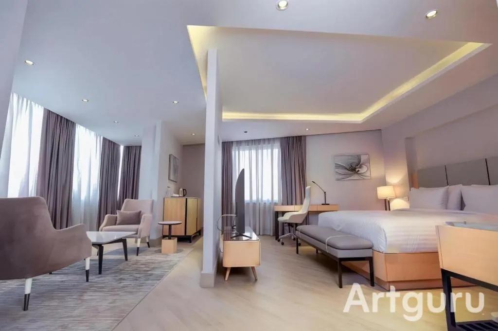 Bed in The Row Residential Hotel