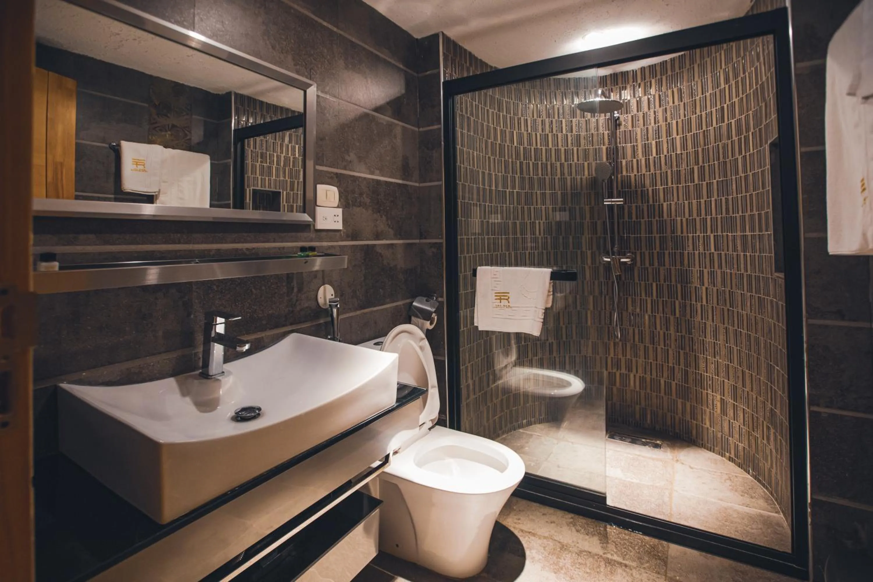 Bathroom in The Row Residential Hotel