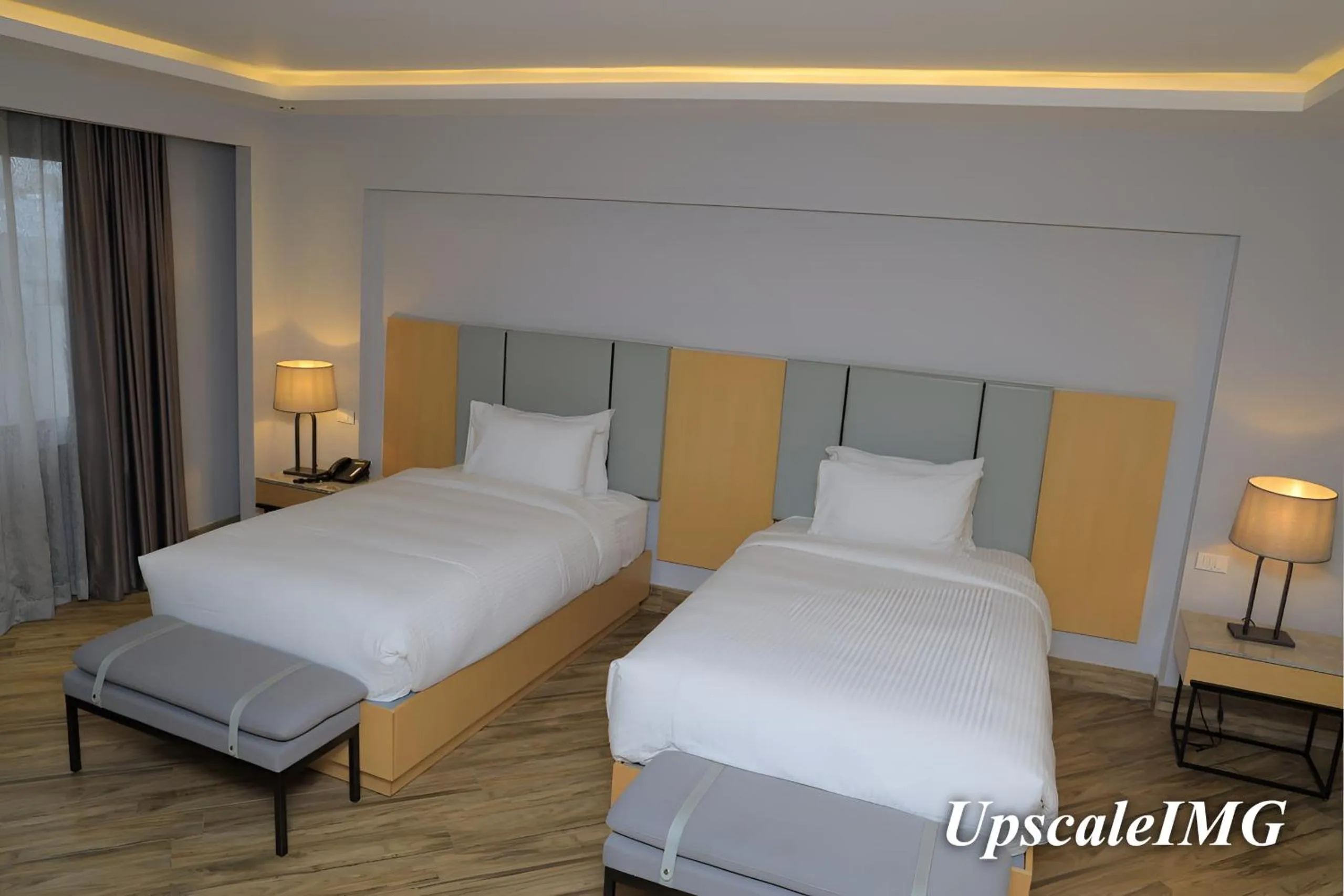 Bed in The Row Residential Hotel