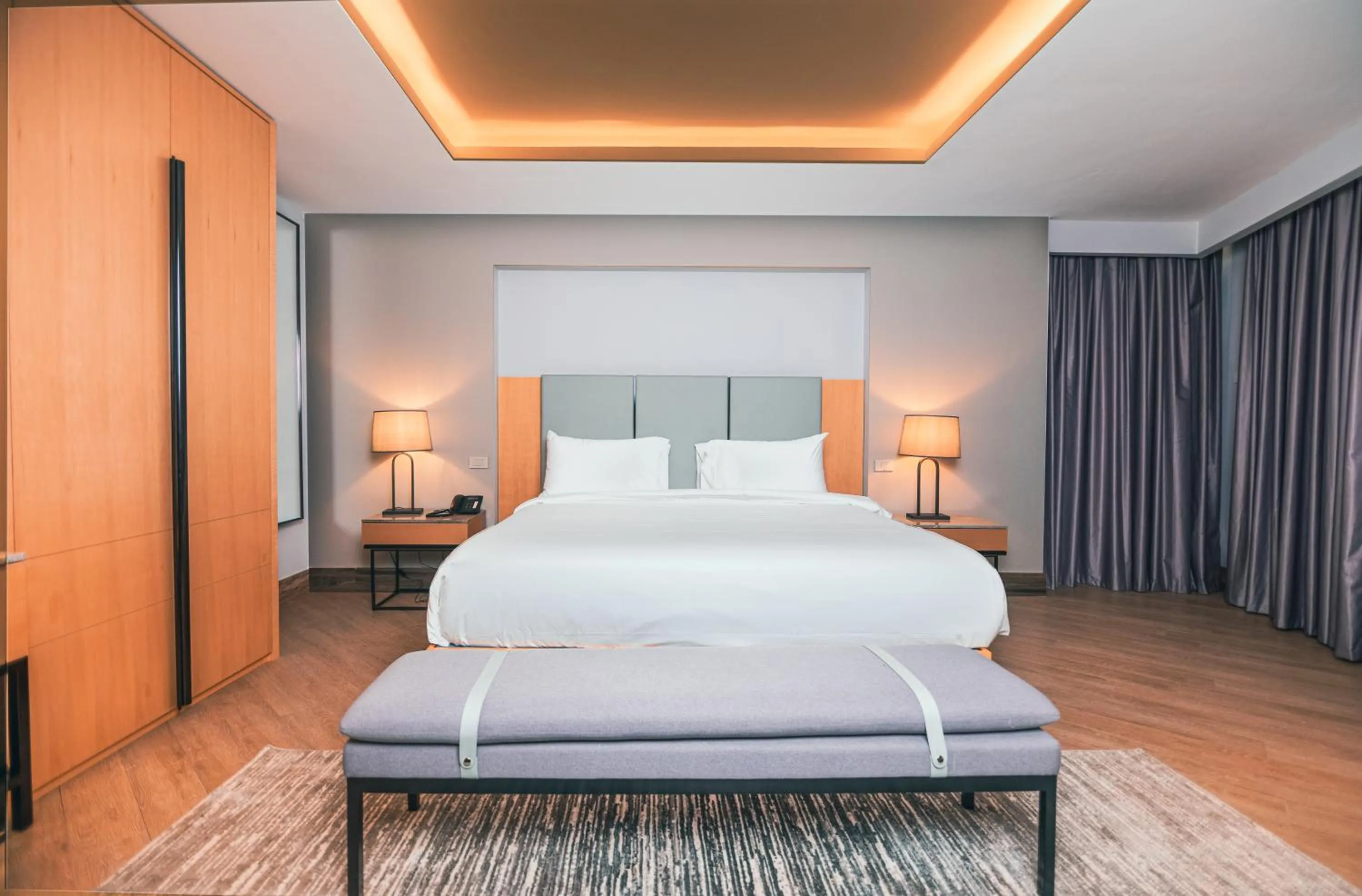 Bedroom, Bed in The Row Residential Hotel