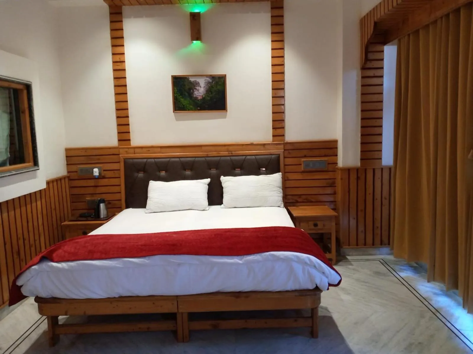 Bed in Hotel CM Palace - Pure Vegetarian