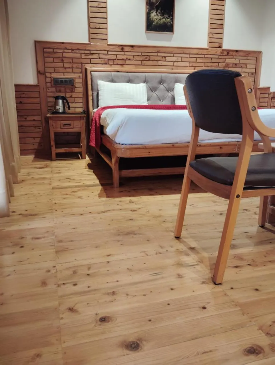 Bedroom, Bed in Hotel CM Palace - Pure Vegetarian