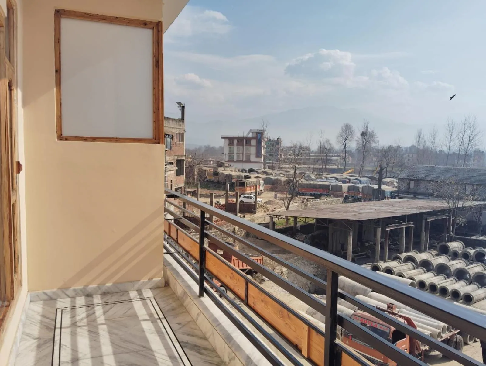 Balcony/Terrace in Hotel CM Palace - Pure Vegetarian