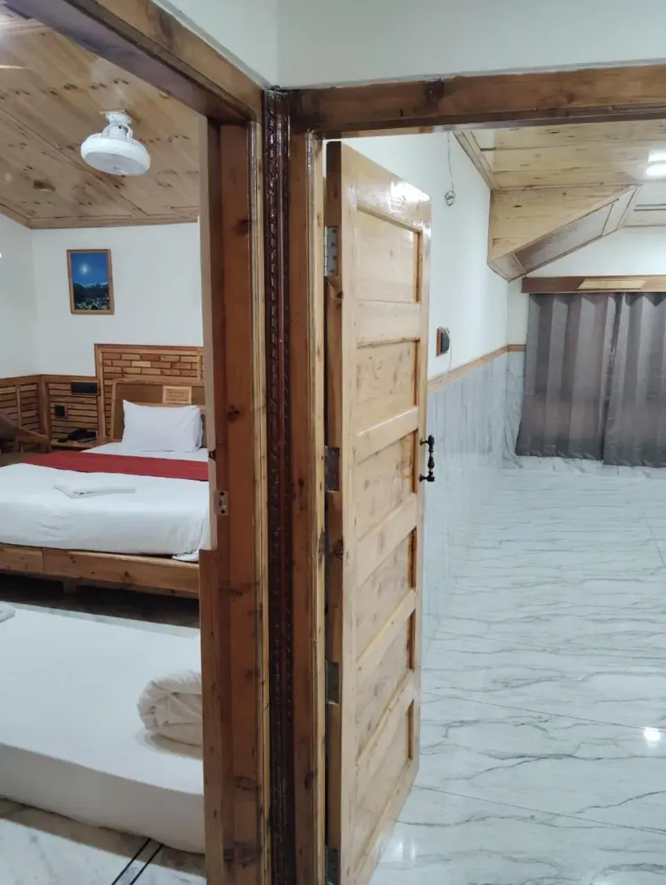 Bed in Hotel CM Palace - Pure Vegetarian Bed in Hotel CM Palace - Pure Vegetarian