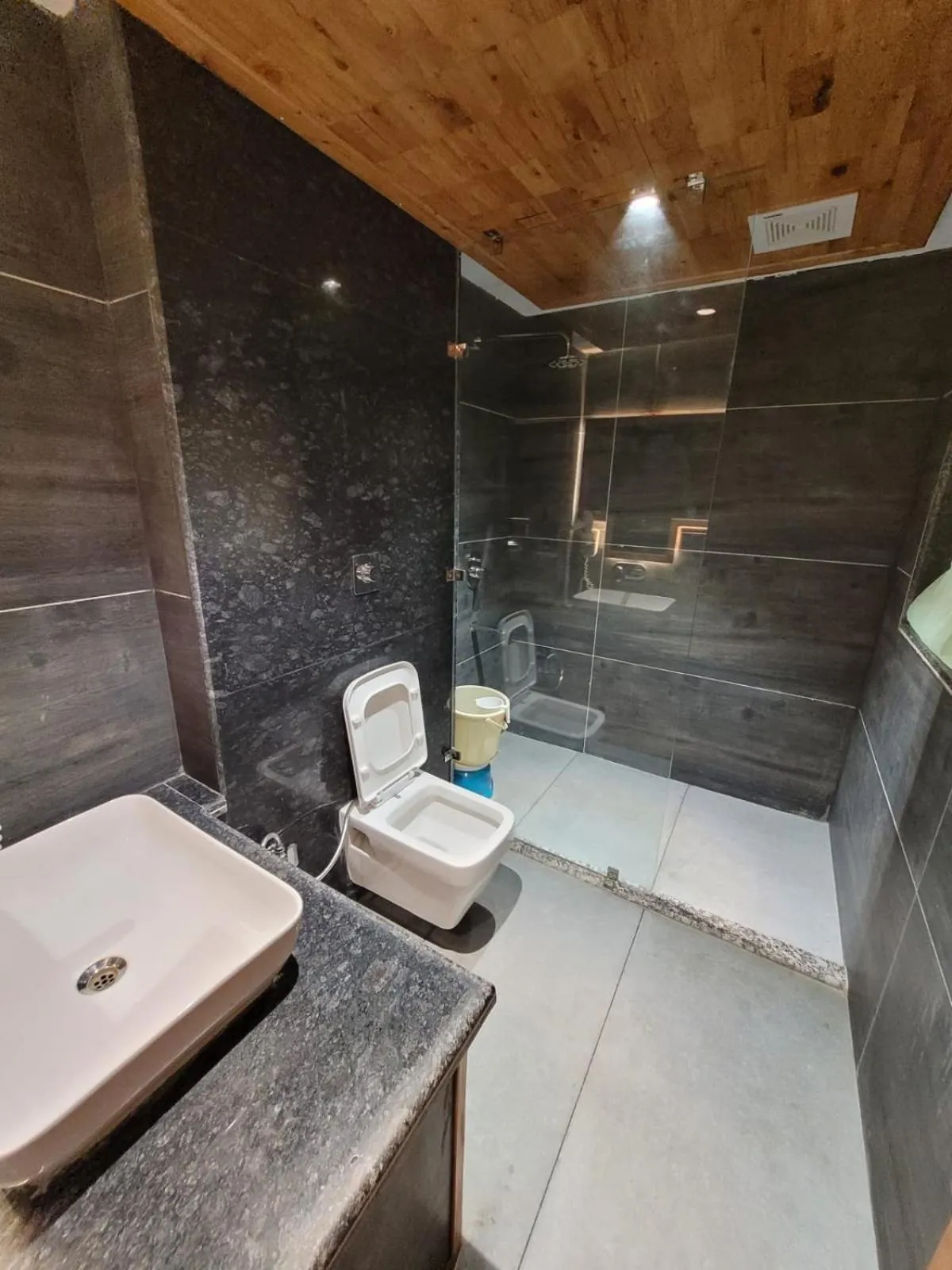 Toilet in Hotel CM Palace - Pure Vegetarian