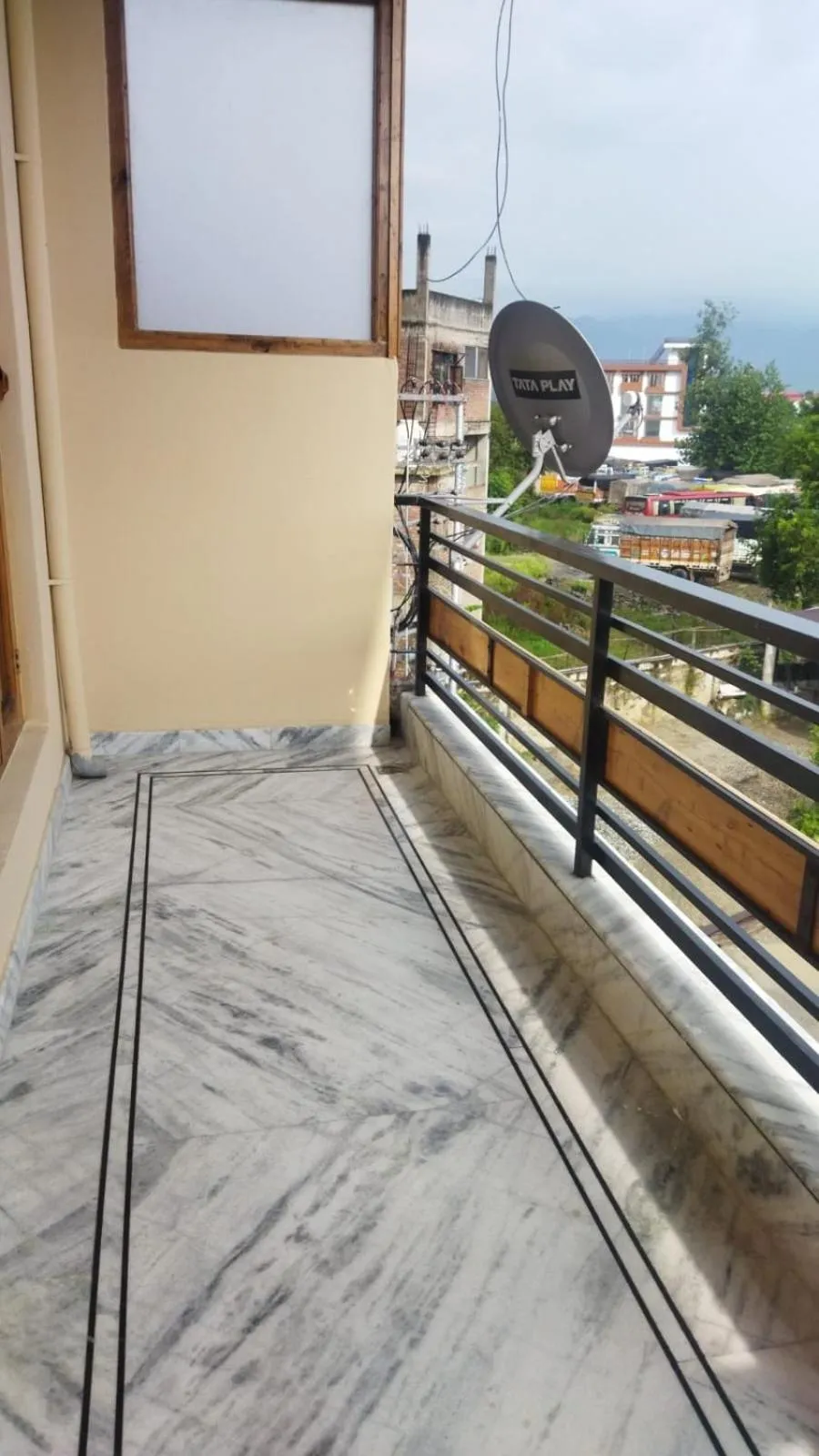 Balcony/Terrace in Hotel CM Palace - Pure Vegetarian