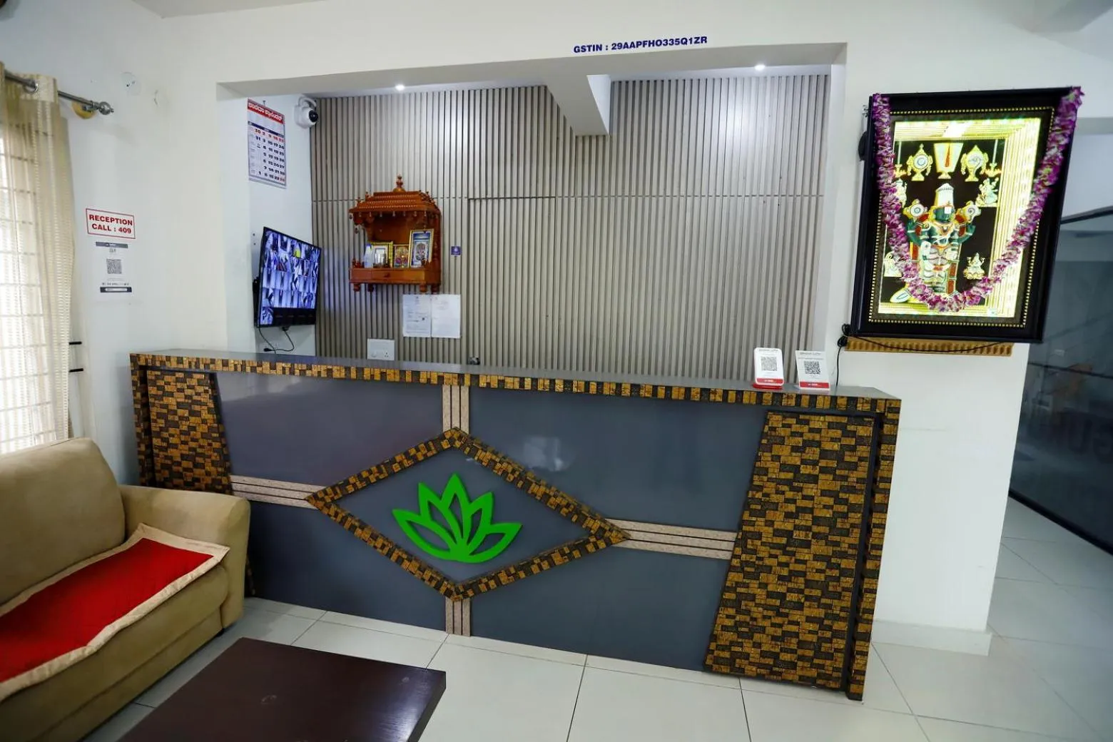 Lobby or reception in Hotel Gurudev Residency