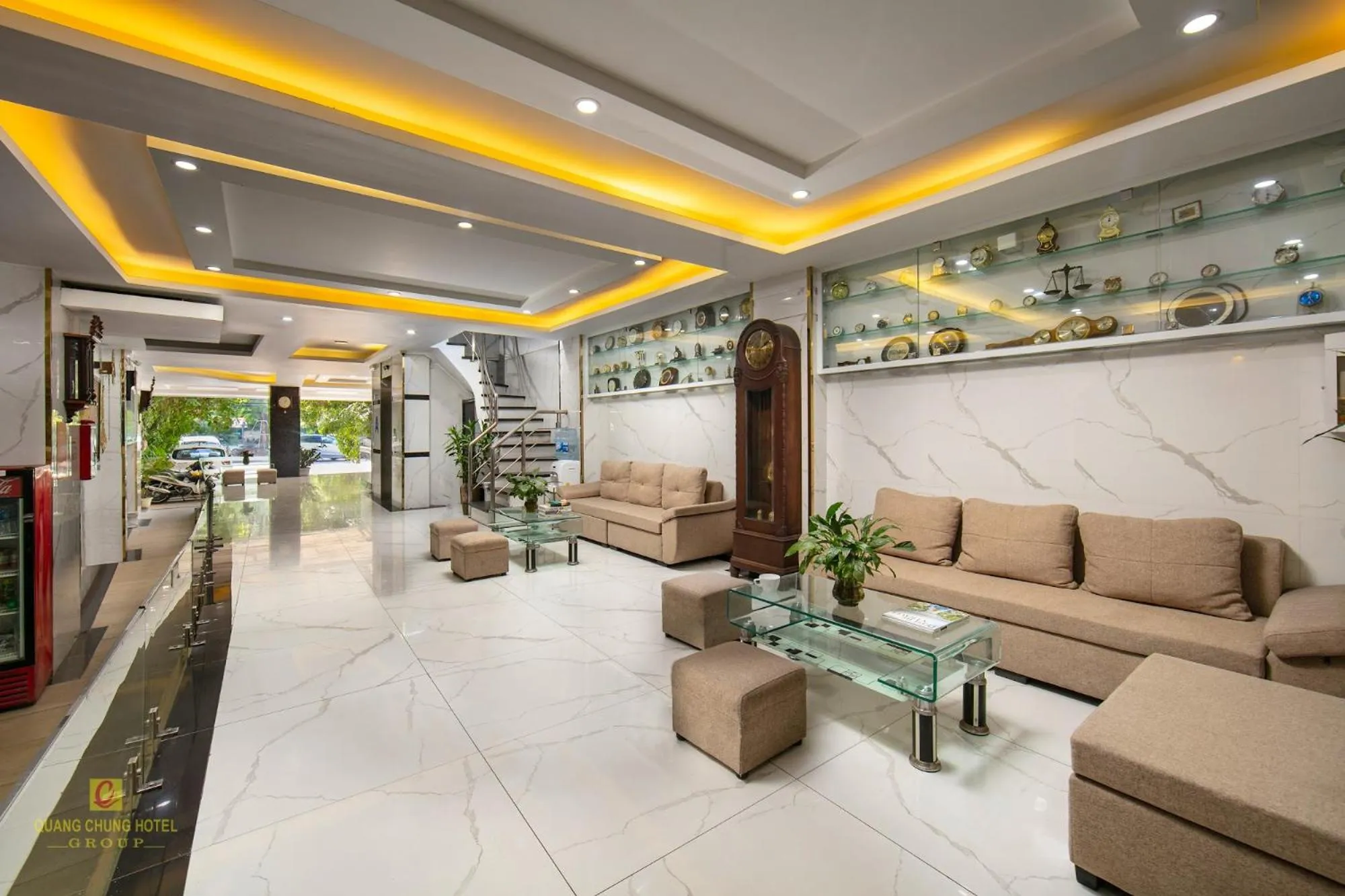 Seating area in Nhan Hoa Hotel