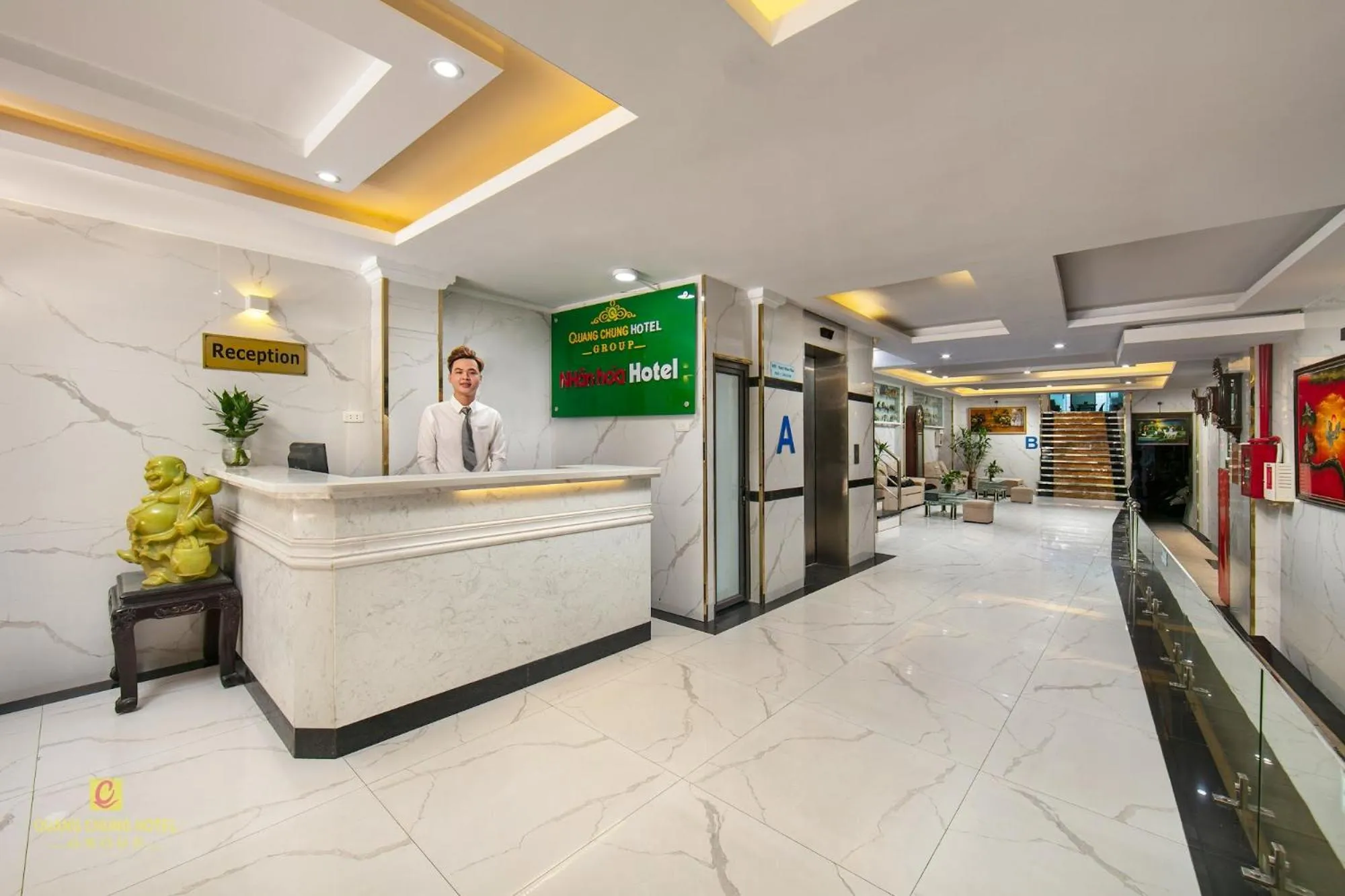 Lobby or reception in Nhan Hoa Hotel